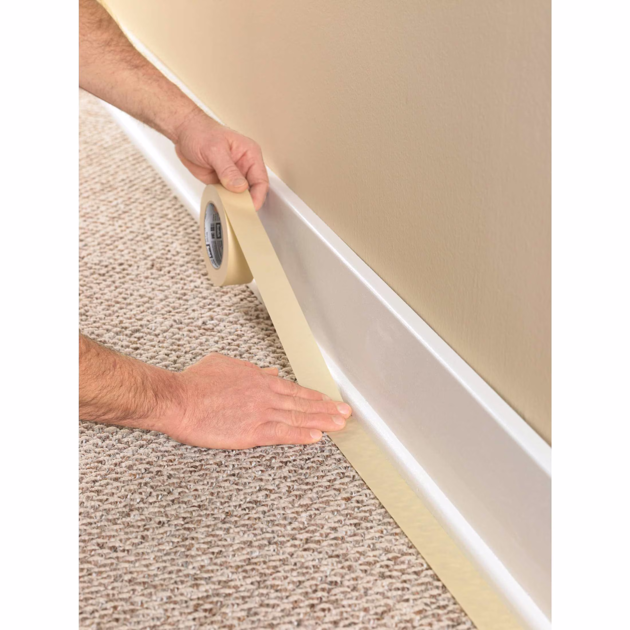 Scotch Masking Tape, .94 in x 54.6 yd, Tan, 1 Roll