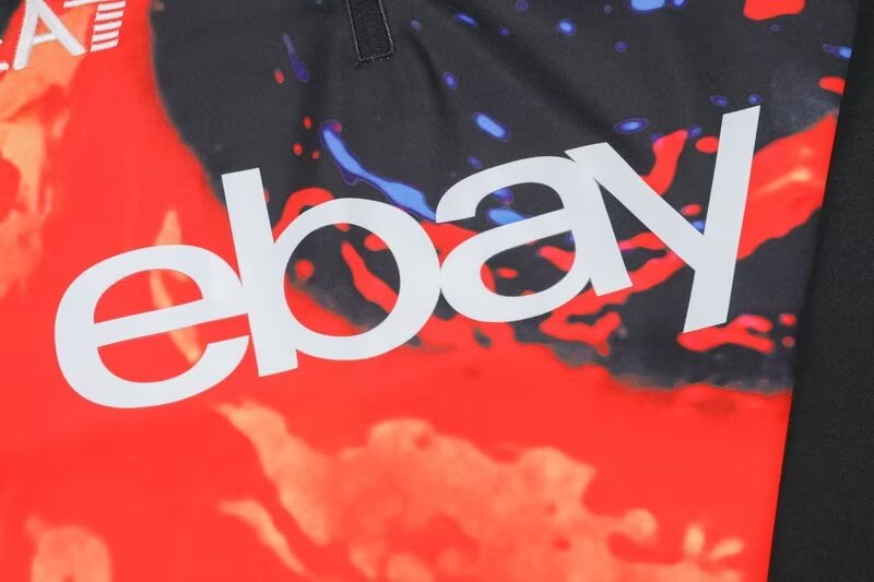 2023/24 Naples half-pull training suit red 1:1 Thai quality suit