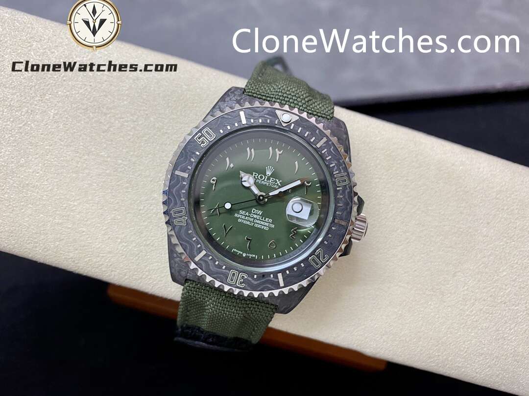 Modified Super Clone Watches 1:1 DIW Rolex Sea Dweller “HUNTER ARABIC” 3235 Movement