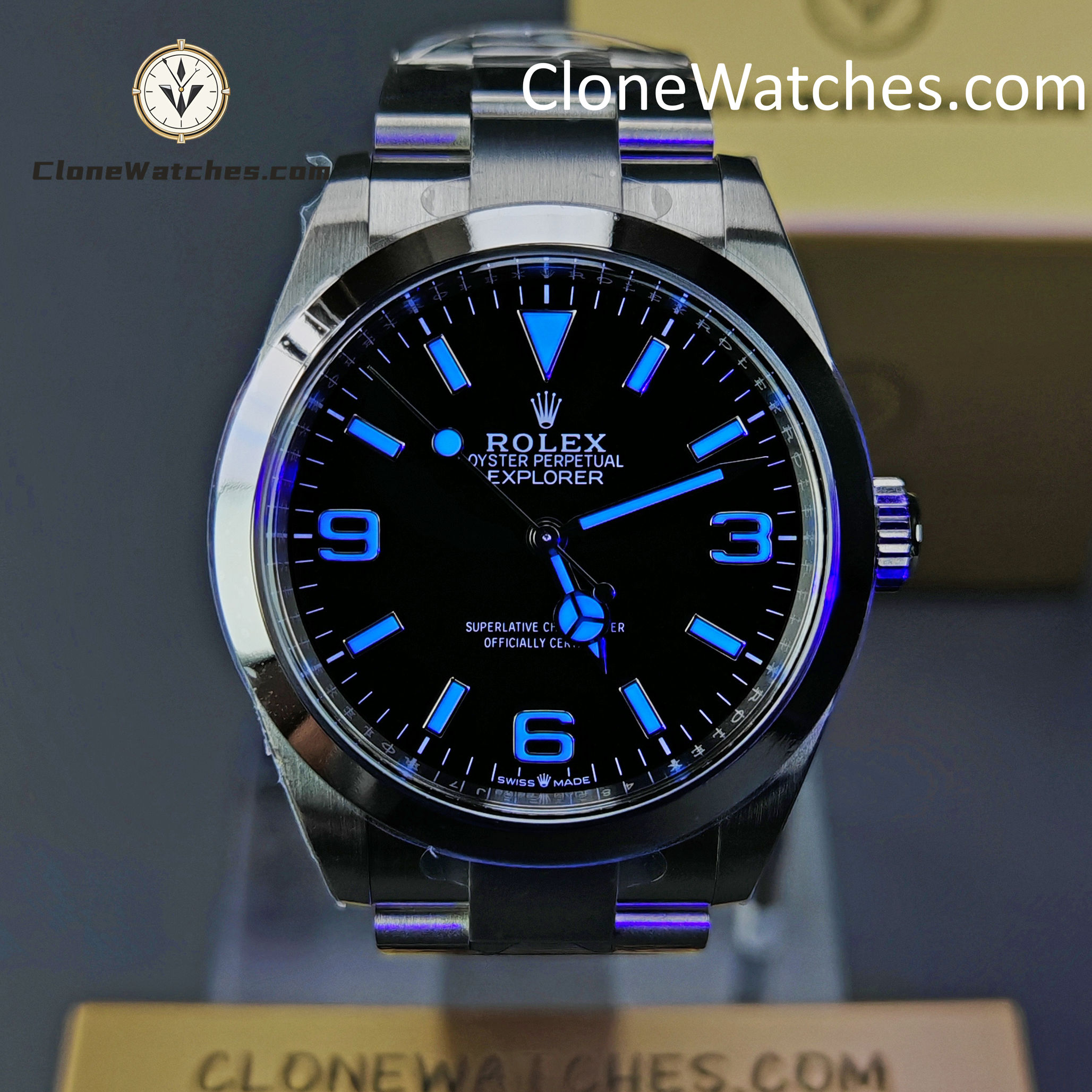 Rolex Super Clone Watches 1:1 Oyster Perpetual Explore 40mm Black Dial m224270-0001 3230 Movement