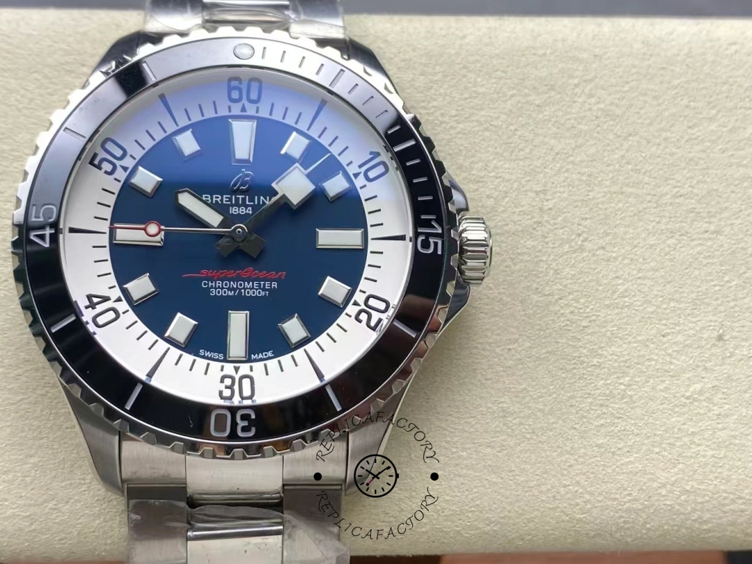 Breitling Superocean Automatic 44 Dark Blue Dial A17376211C1A1 Replica Luxury Watch