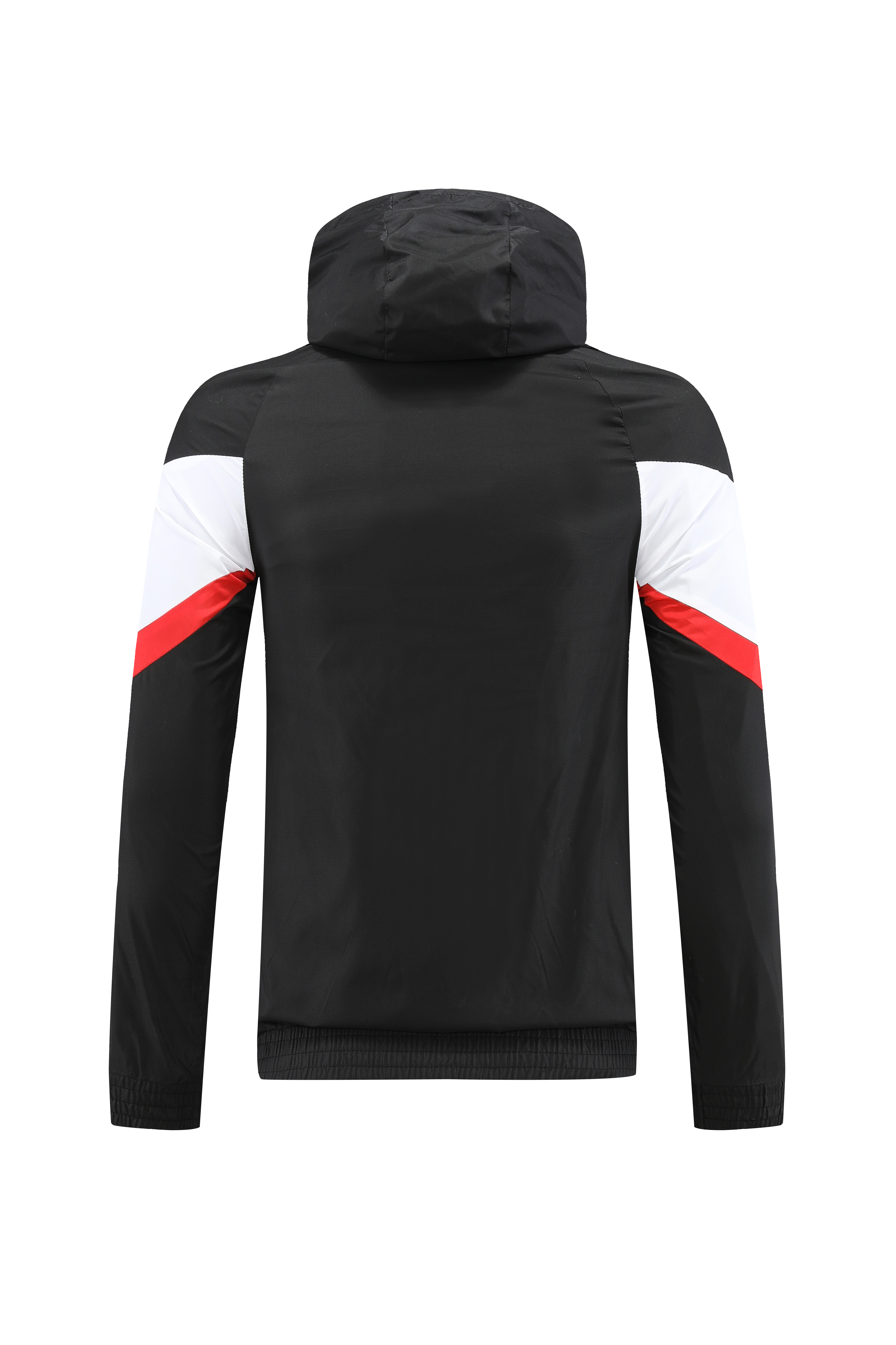 2023 season France team black and white long-sleeved windbreaker