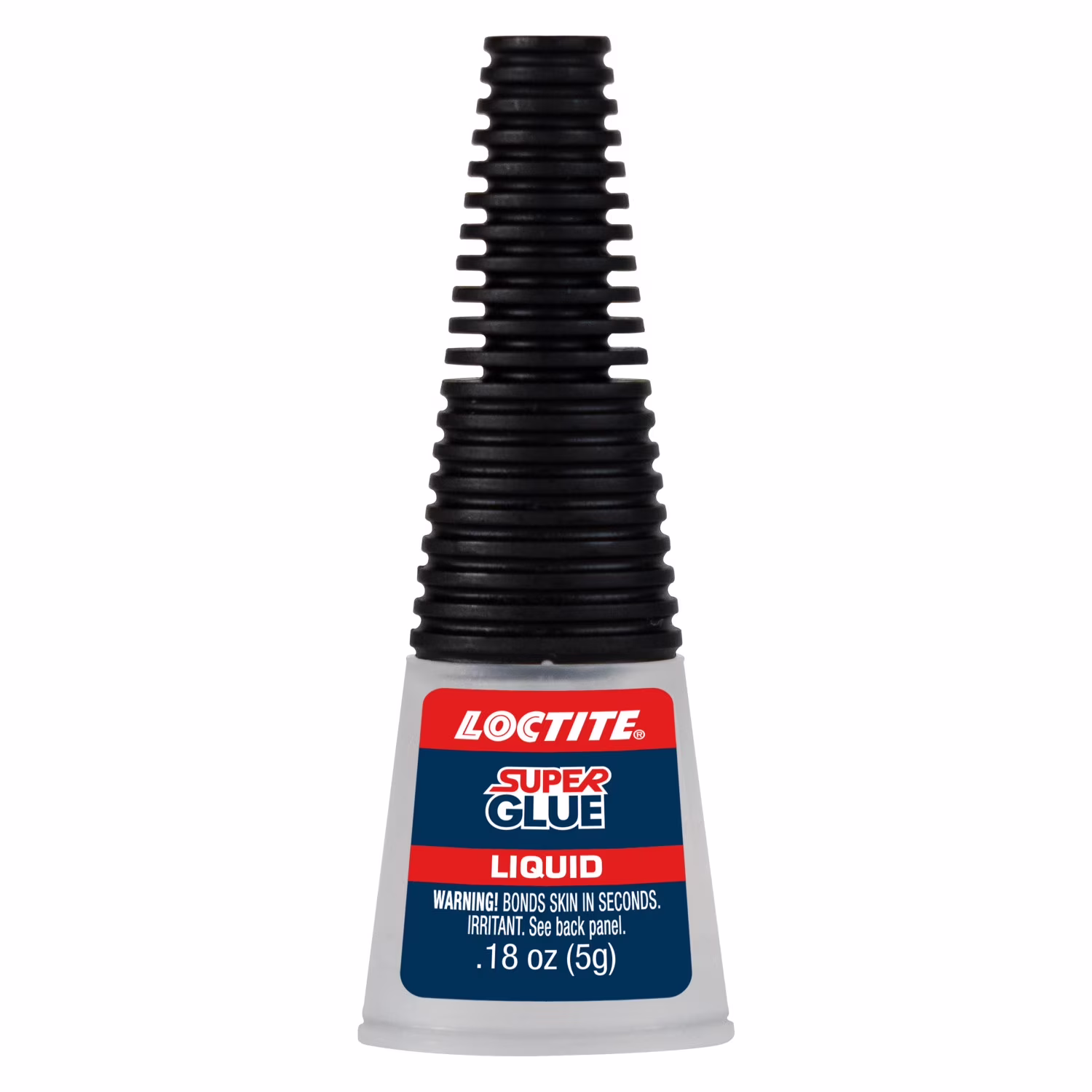 Loctite Super Glue Liquid Longneck Bottle, Pack of 1, Clear 0.18 oz Bottle