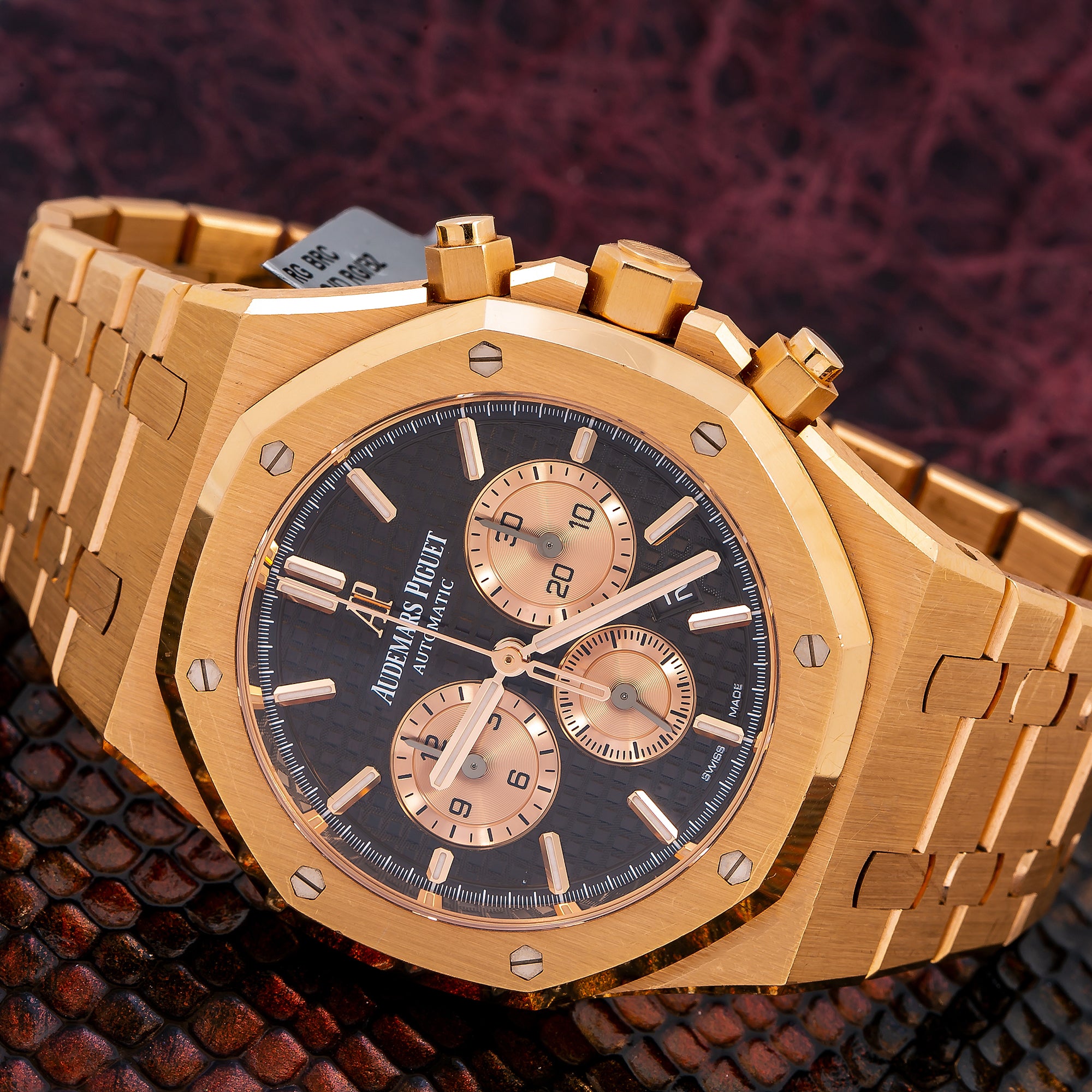 Audemars Piguet Royal Oak Chronograph 26331OR 41MM Brown Dial With Rose Gold Bracelet