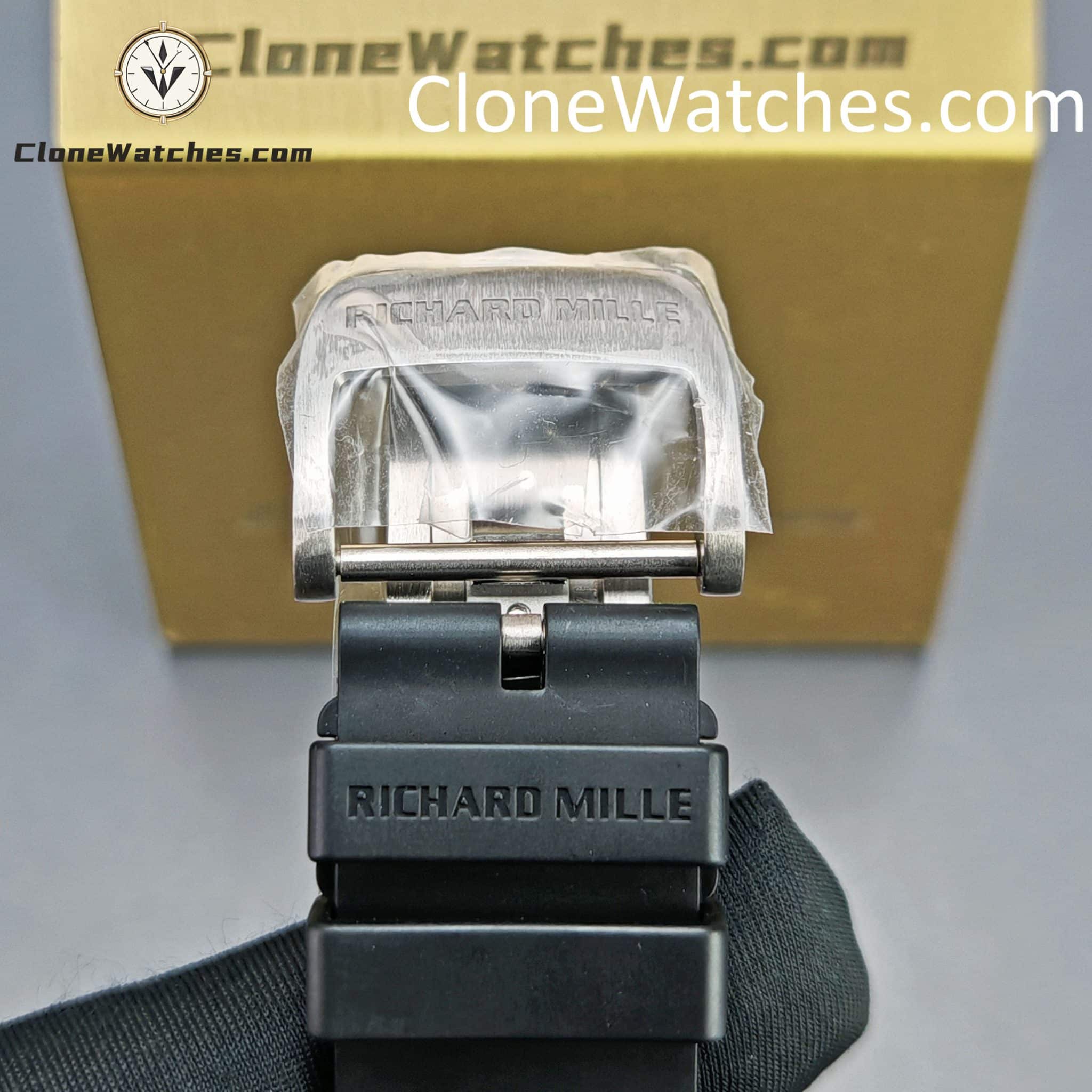 Richard Mille Super Clone Watches 1:1 RM 61-01 ULTIMATE EDITION Tourbillon White Strap