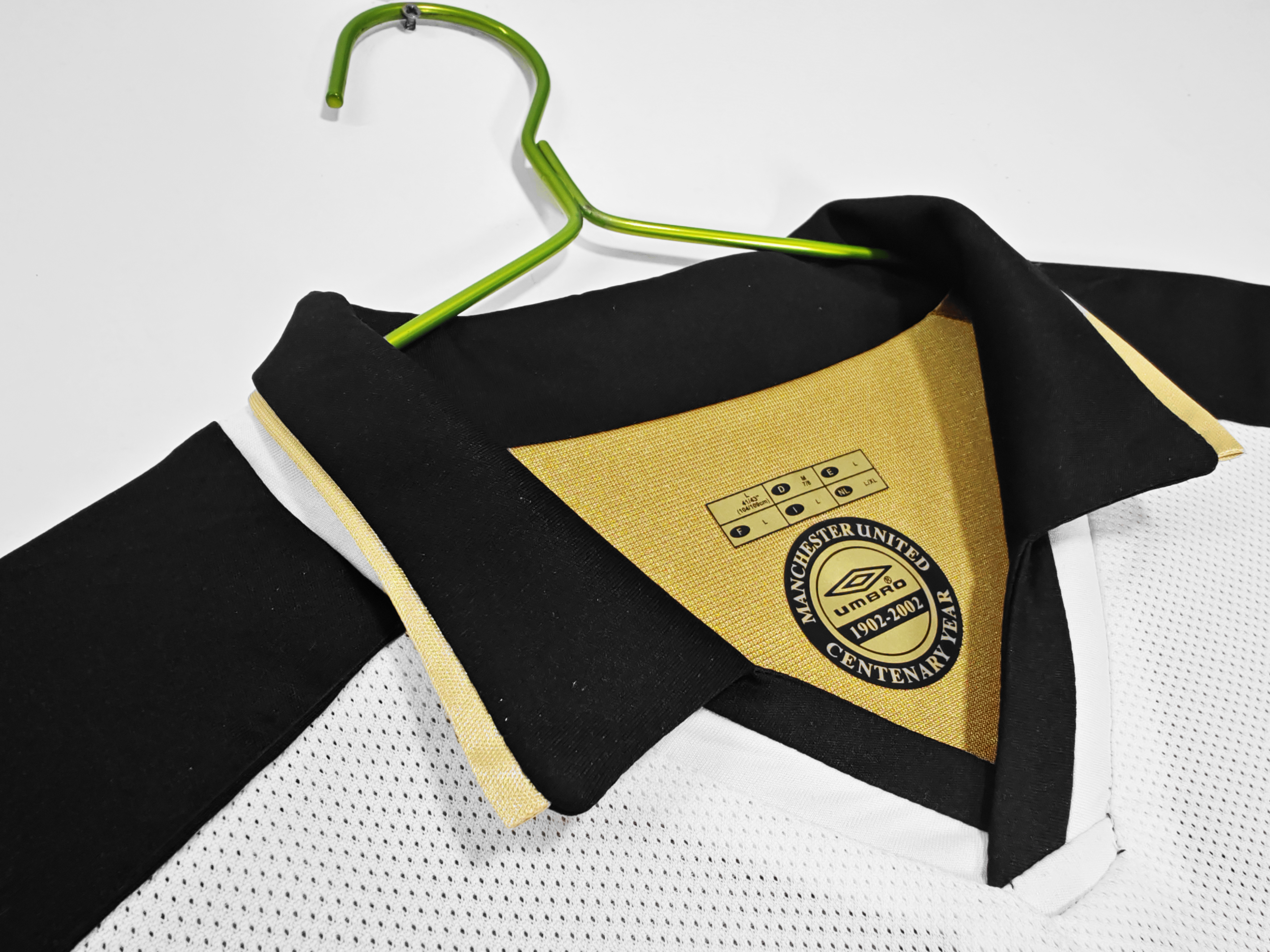 2001/02 Manchester United Centenary Retro White Shirt-Fans