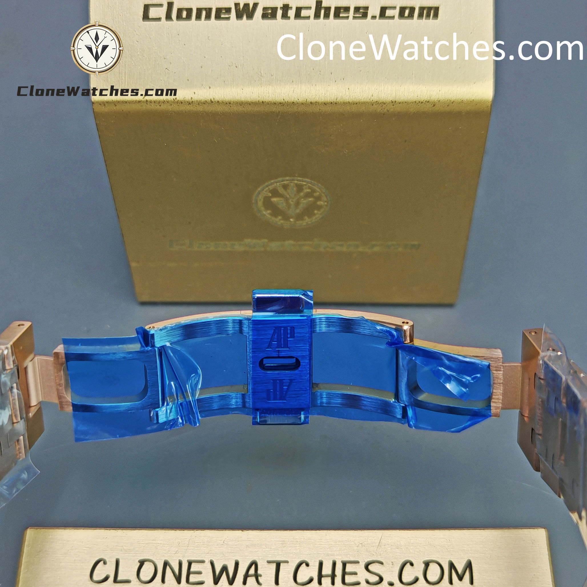 Audemars Piguet Super Clone Watches 1:1 Royal Oak Rose Gold 15500 Black Dial