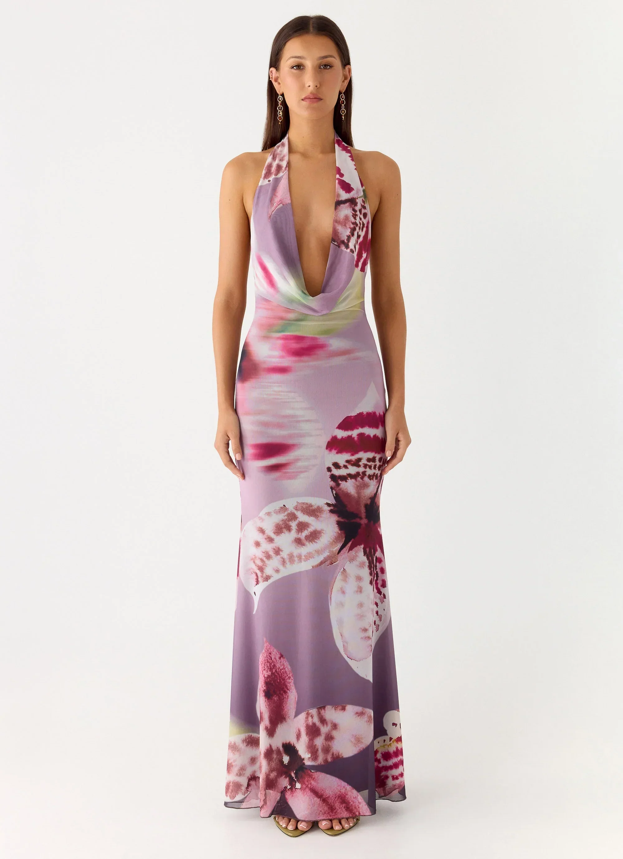 Like You Better Maxi Dress - Ombre Floral Affair