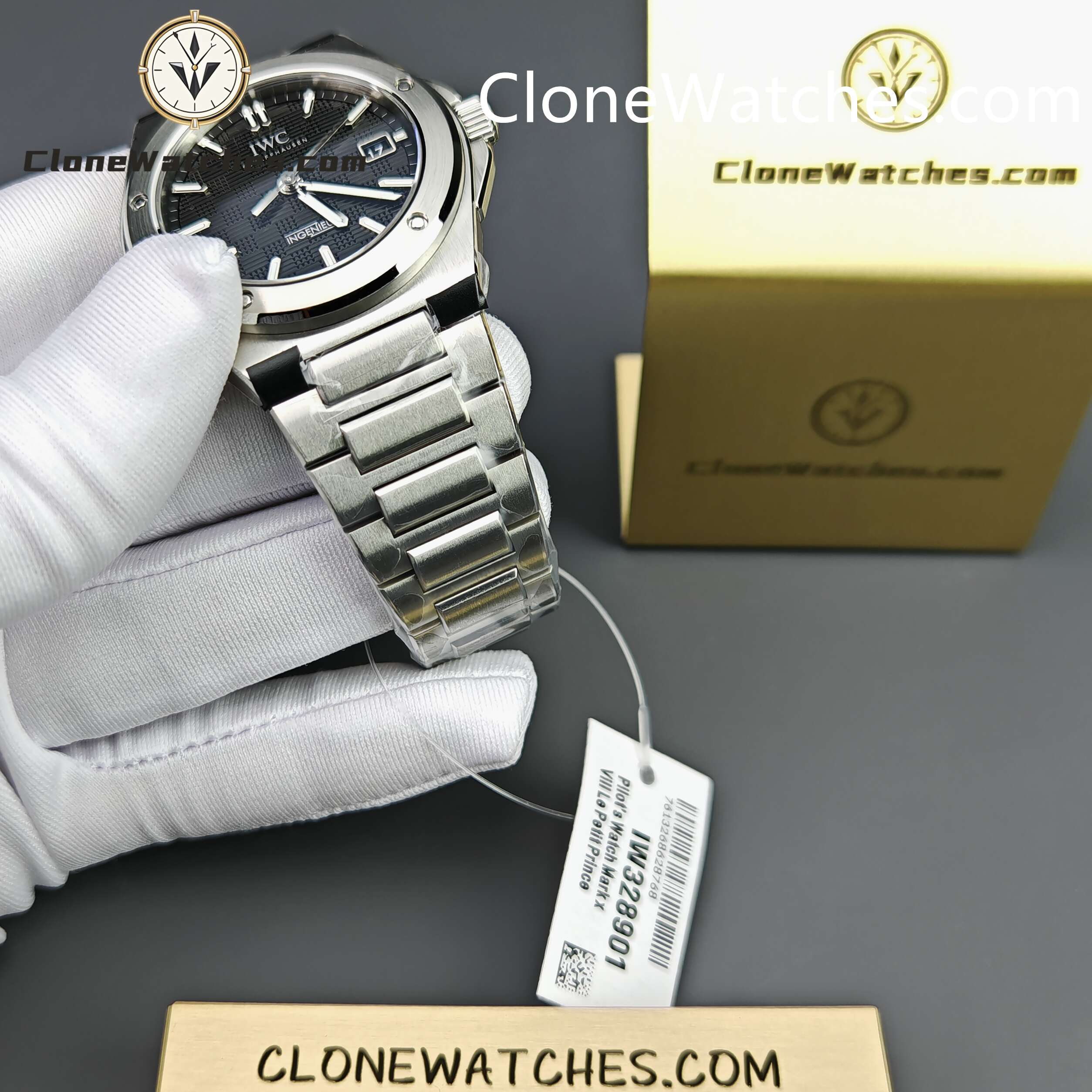 IWC Super Clone Watches 1:1 IW328901 Ingenieur Automatic 40 Black Dial