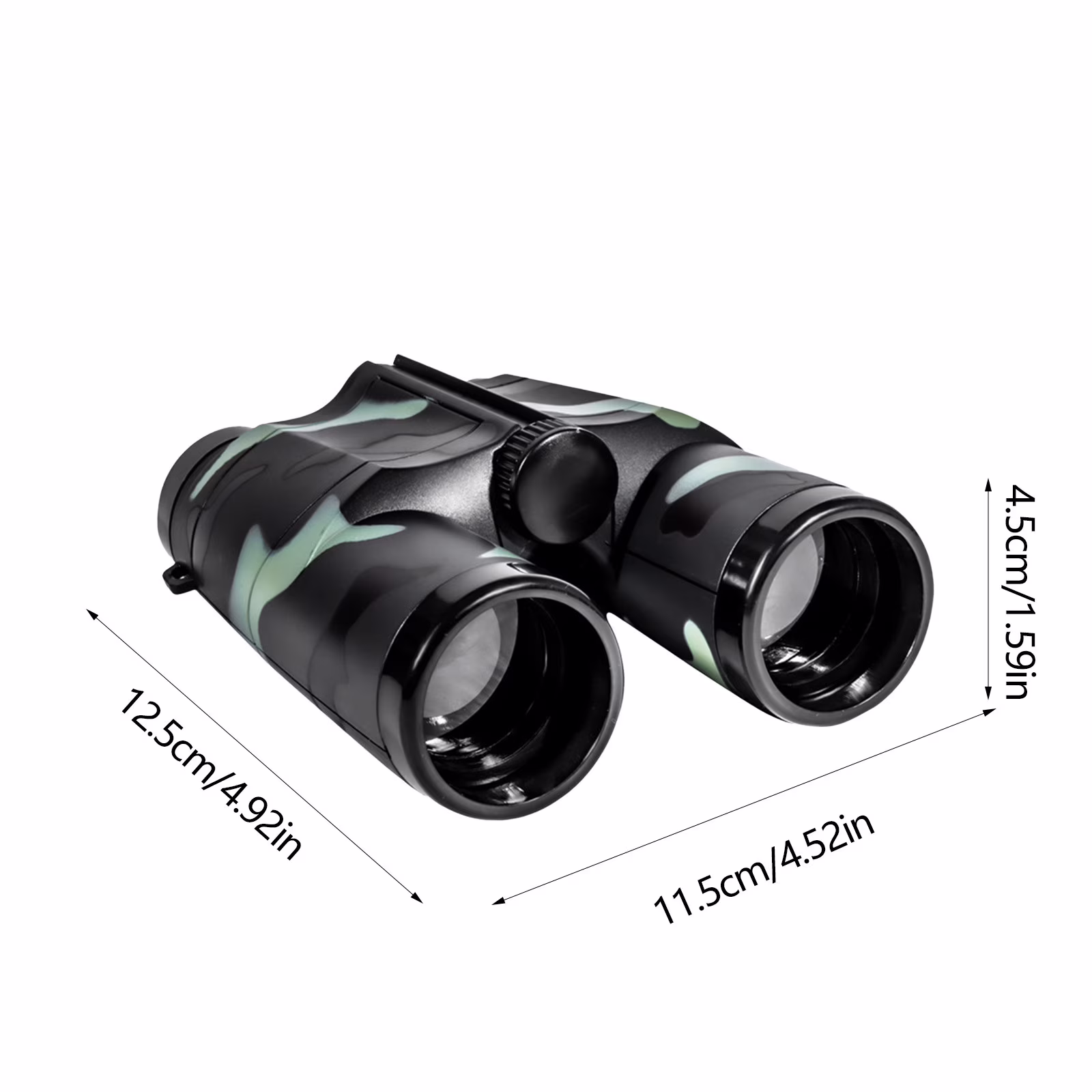 Gqtwoy Children's Camouflage Binoculars, 4x Magnification Adjustable Telescope for Kids, 200m Viewing Distance, Educational Outdoor Adventure Toy, Perfect for School and Exploration