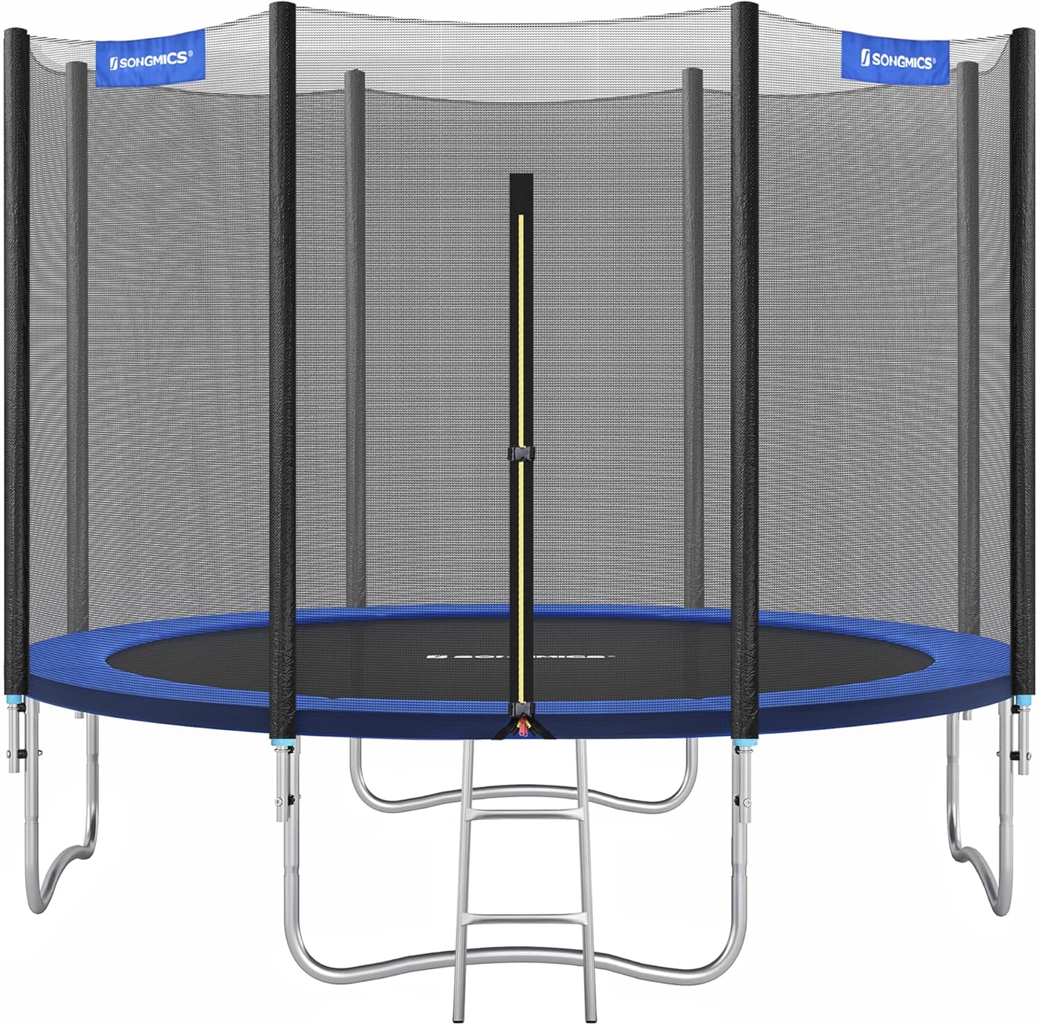 Trampoline extérieur enfant diamètre 183 244 305 366 427 cm filet échelle