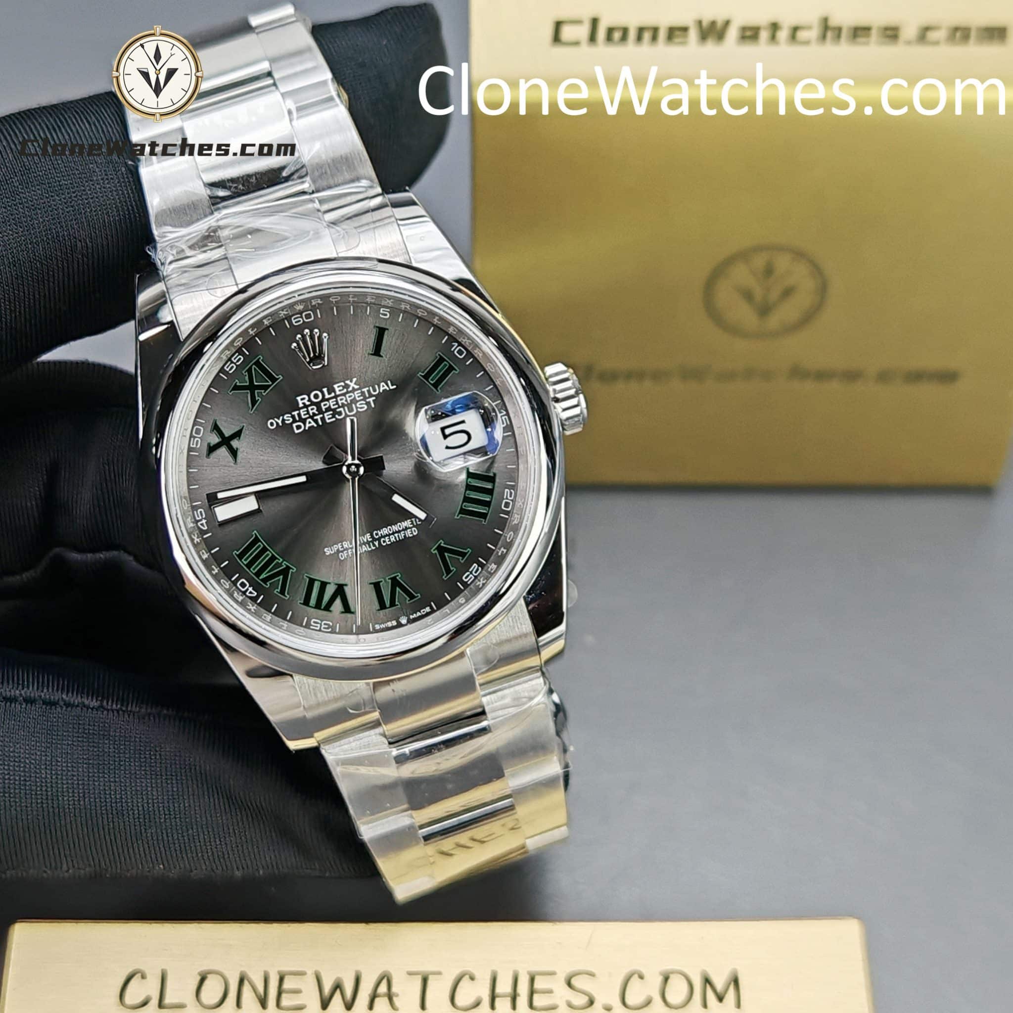 Rolex Super Clone Watches 1:1 DateJust m126200-0018 Oyster 36MM 3235 Movement