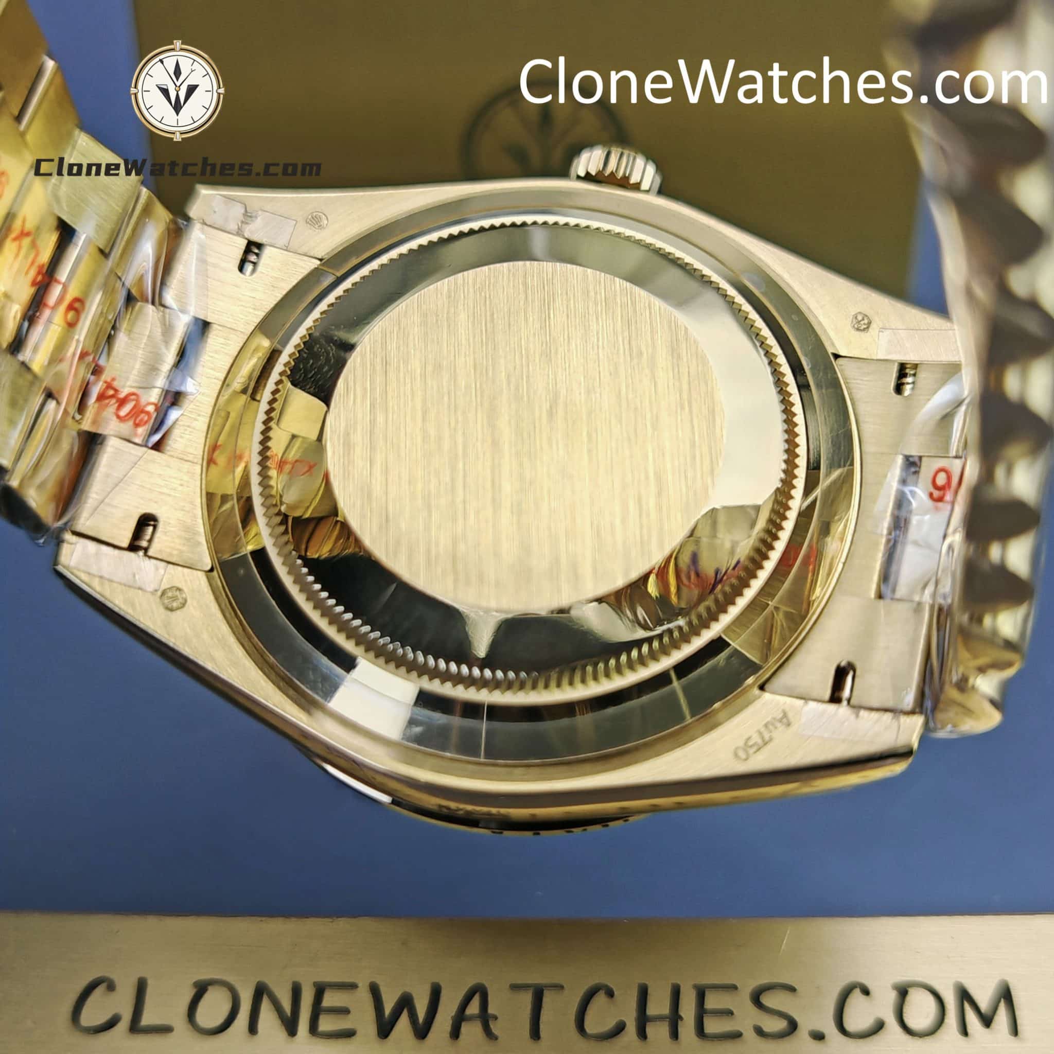 Rolex Super Clone Watches 1:1 Day Date Green Dial M228398tbr-0040 40mm 3255 Movement