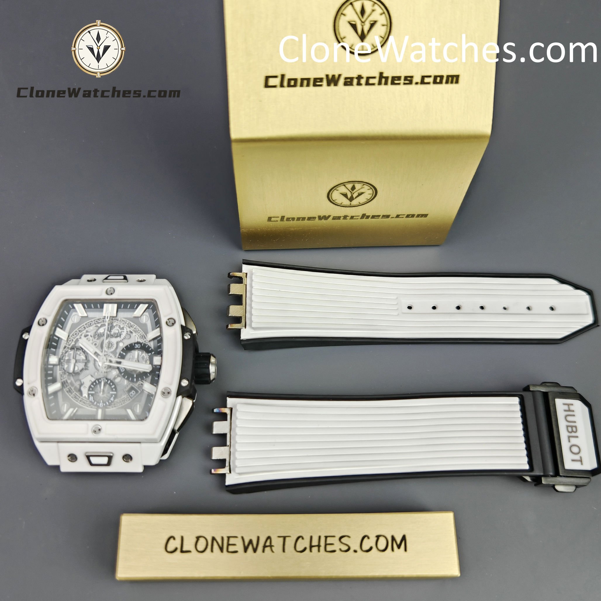 Hublot Super Clone Watches 1:1 Spirit of Big Bang White Ceramic 642.HX.0170.RX