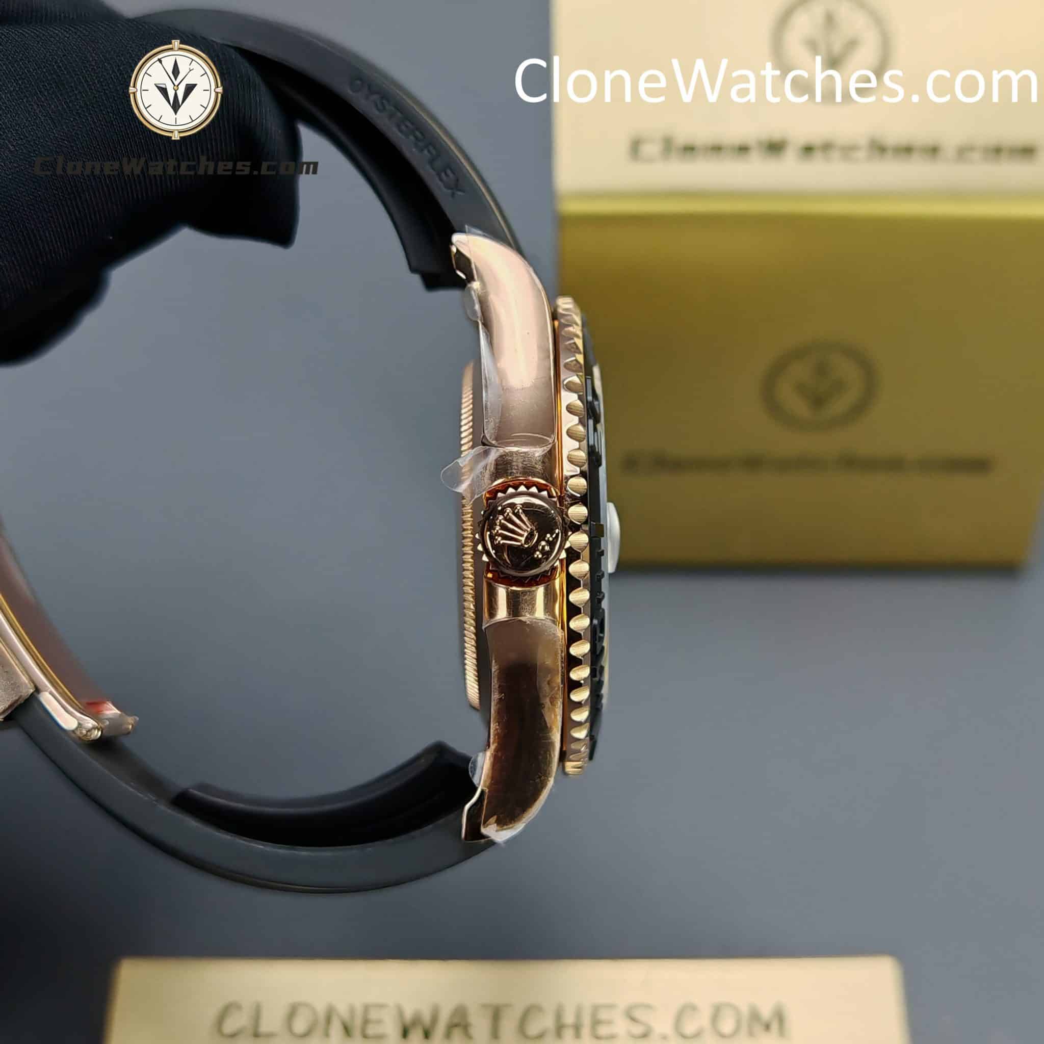 Rolex Super Clone Watches 1:1 Yacht Master 18k Rose Gold m126655-0002 3235 Movement
