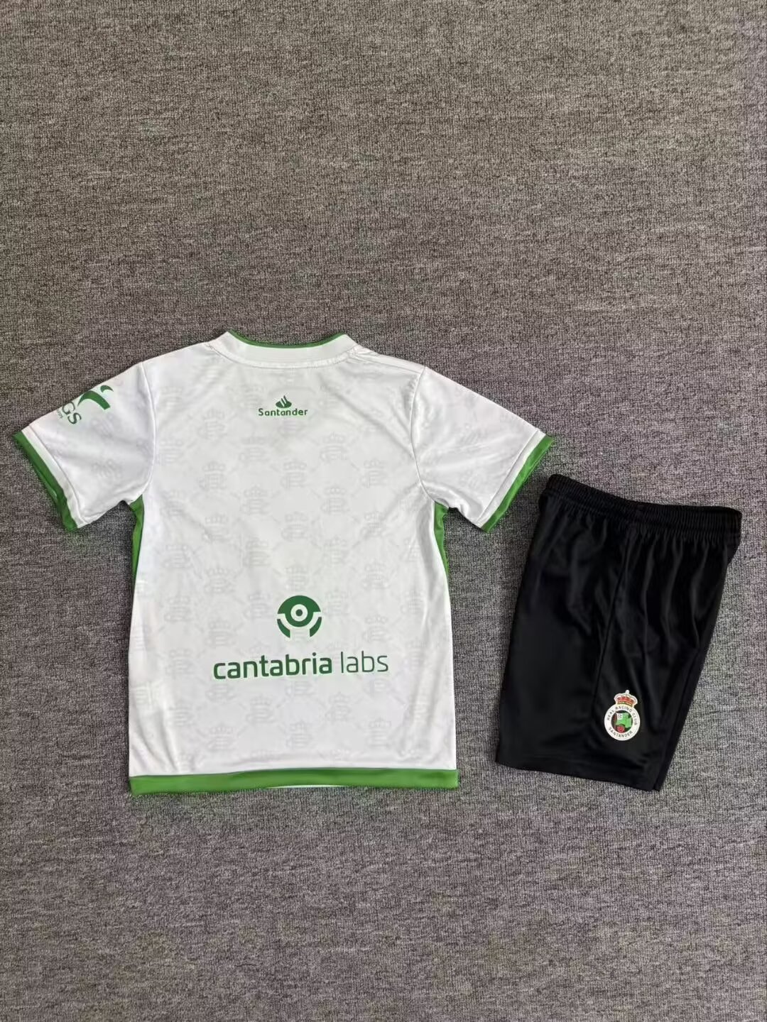 2025-26 Racing Santander Home Kids' Jersey Set - Fans Edition