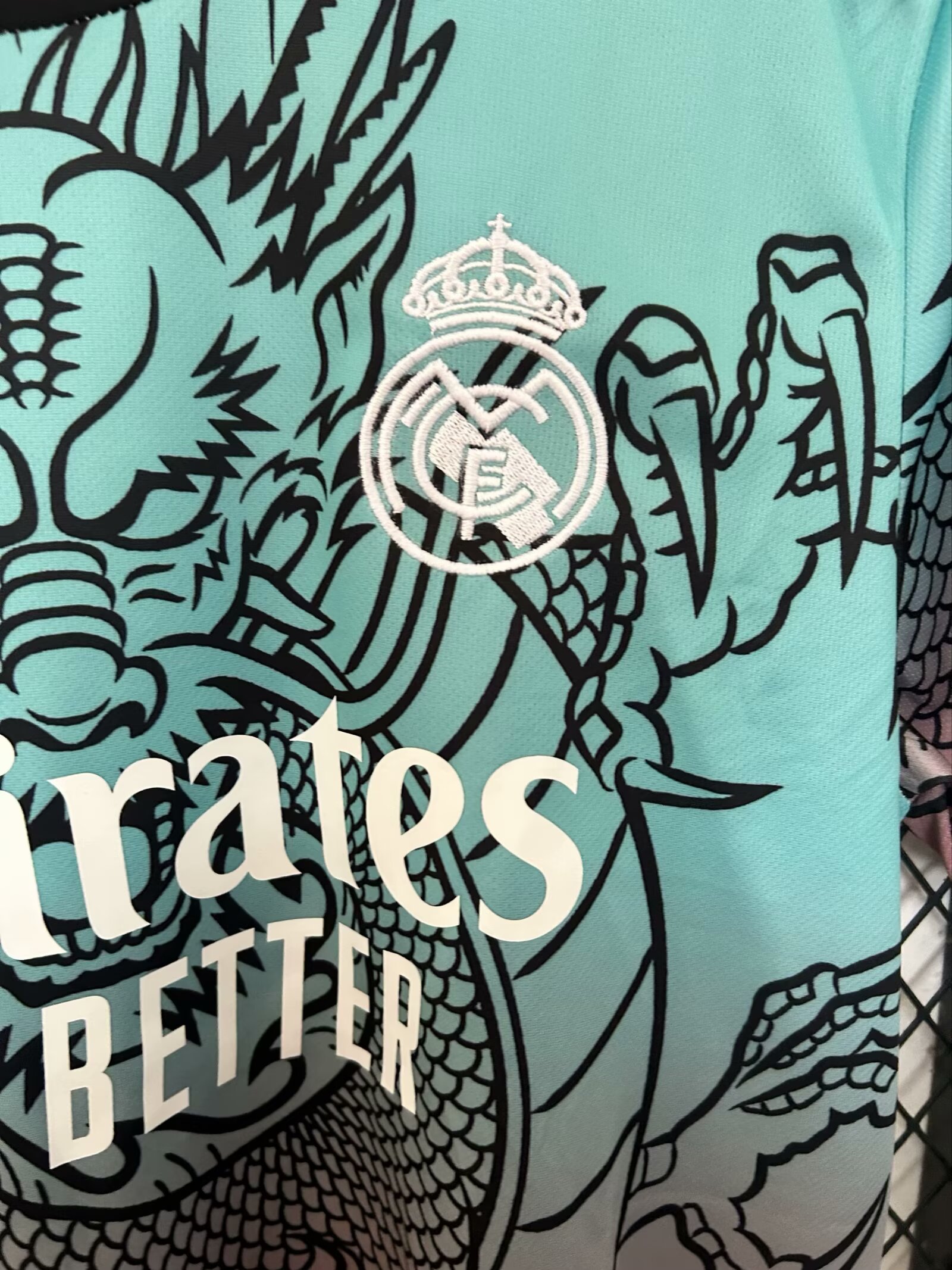 2025-26 Real Madrid Dragon Dark Green and Red Special Edition - Jersey - Fan Edition