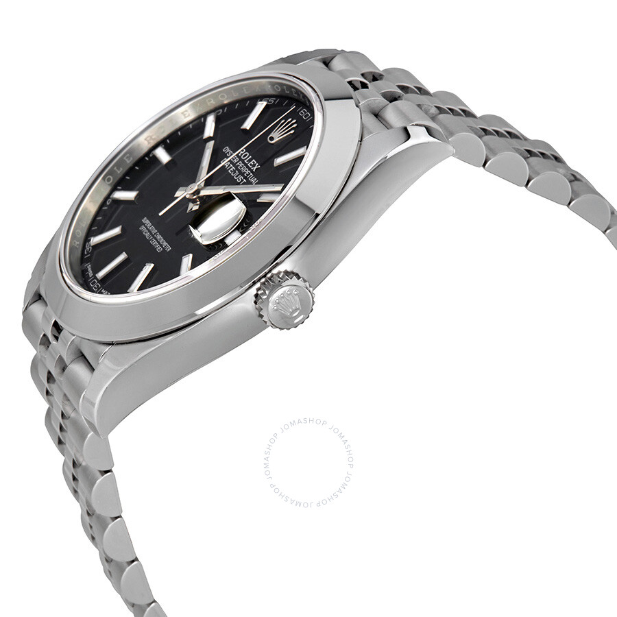Rolex Datejust Black Dial Automatic Men s Jubilee Watch 126300BKSJ（Lifetime free warranty+90-days replacement service & Refund!.）