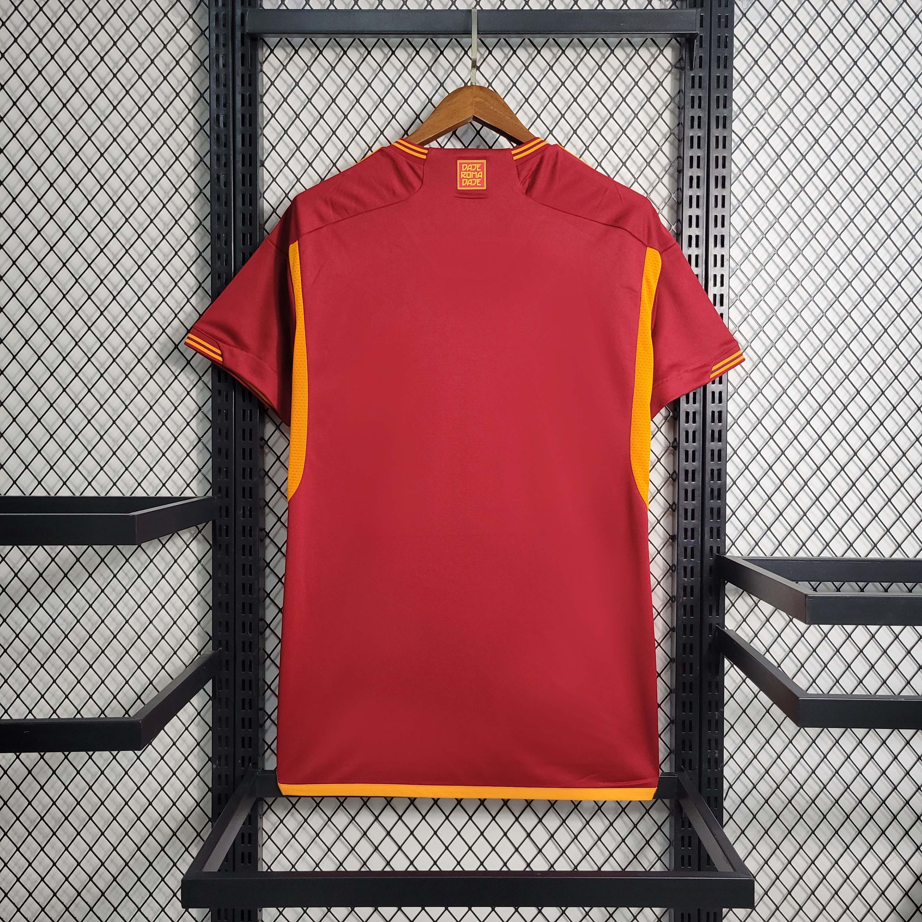 2023/2024 Roma Home Soccer Jersey 1:1 Thai Quality-Fans