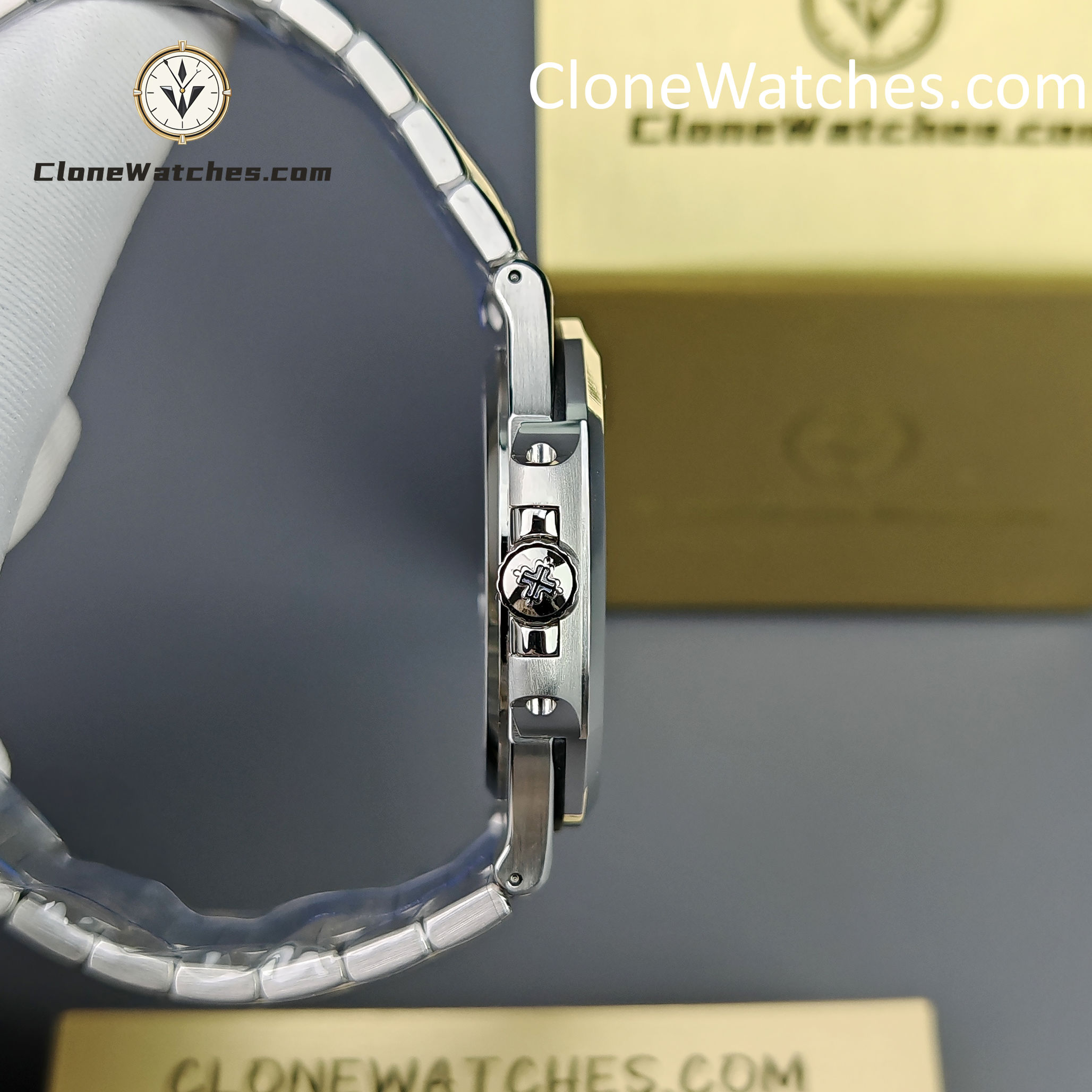 Patek Philippe Super Clone Watches 1:1 Nautilus 5711 Green Dial Diamond Bezel