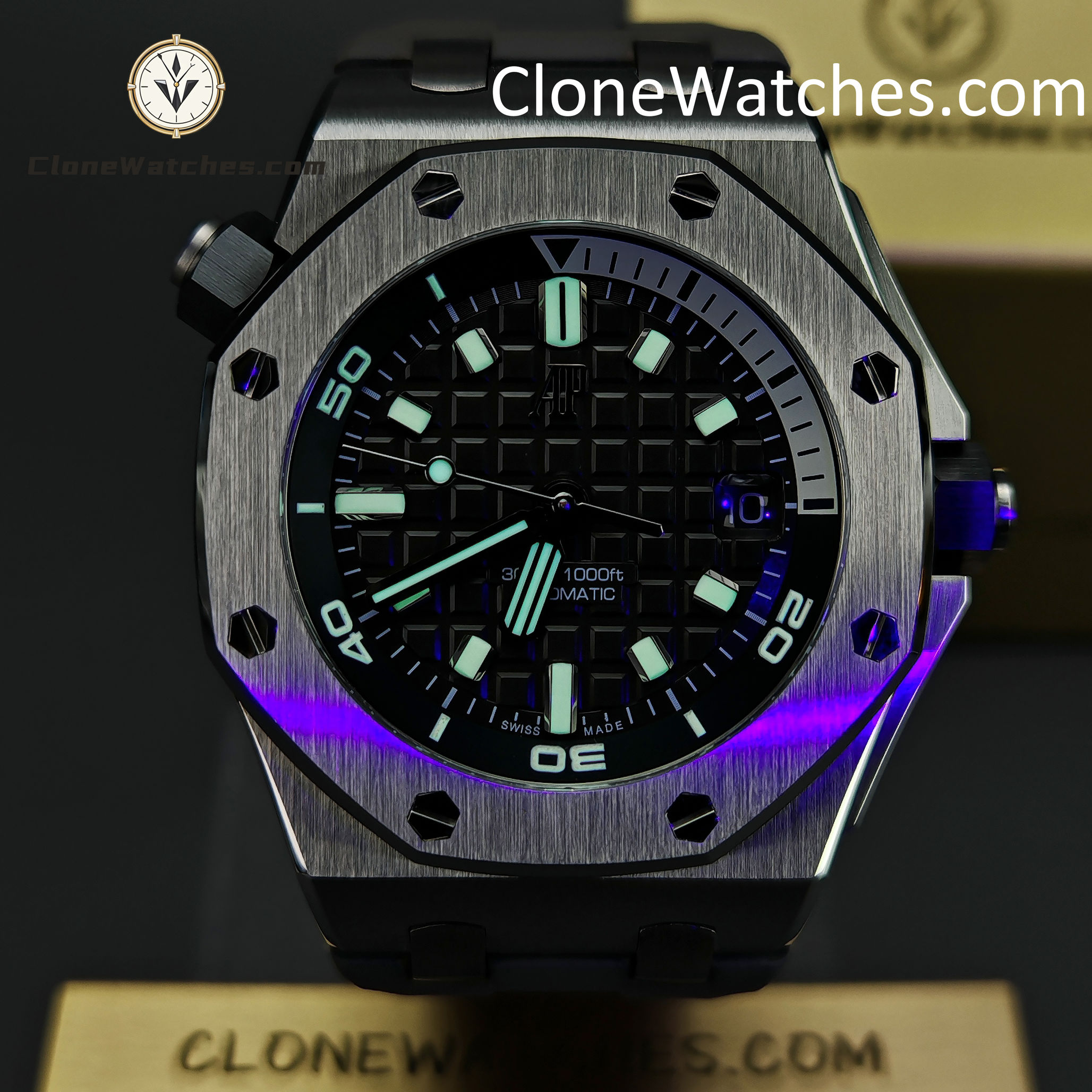 Audemars Piguet Super Clone Watches 1:1 Royal Oak Offshore 15720 Grey Dial