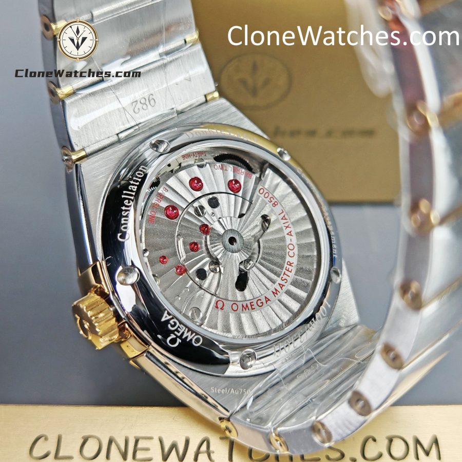 OMEGA Super Clone Watches 1:1 Constellation steel �� 18k gold on steel 123.20.35.20.52.002 35mm