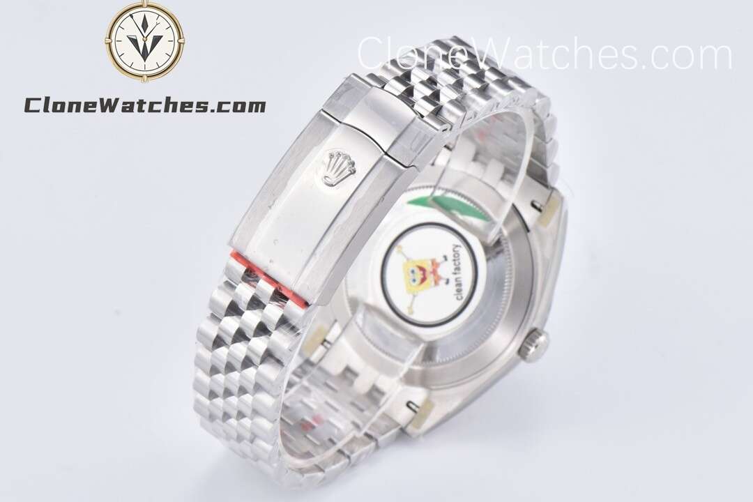 Rolex Super Clone Watches 1:1 DateJust White Diamond Dial M126334 Jubilee 41MM 3235 Movement
