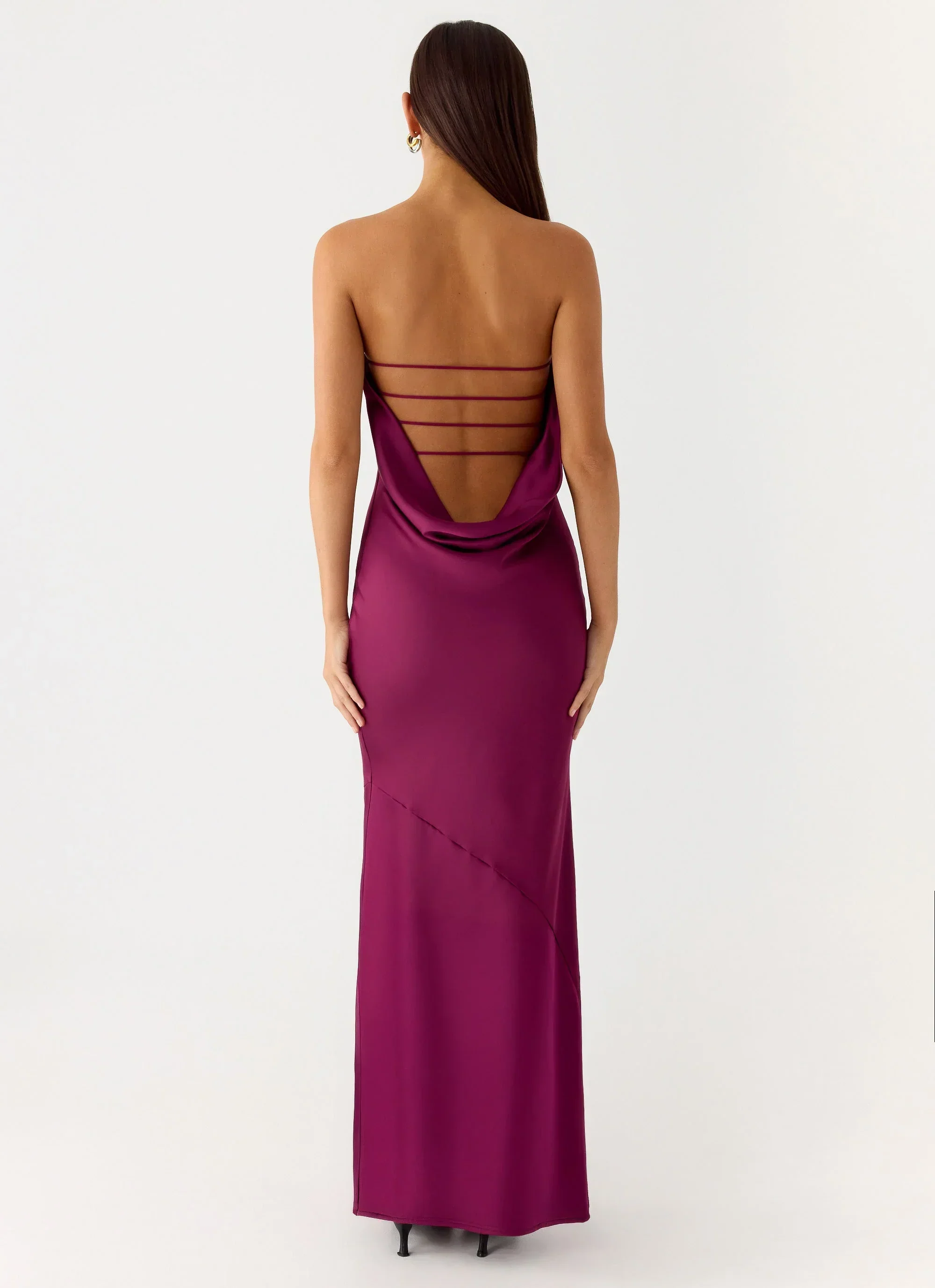 Endless Nights Maxi Dress - Plum