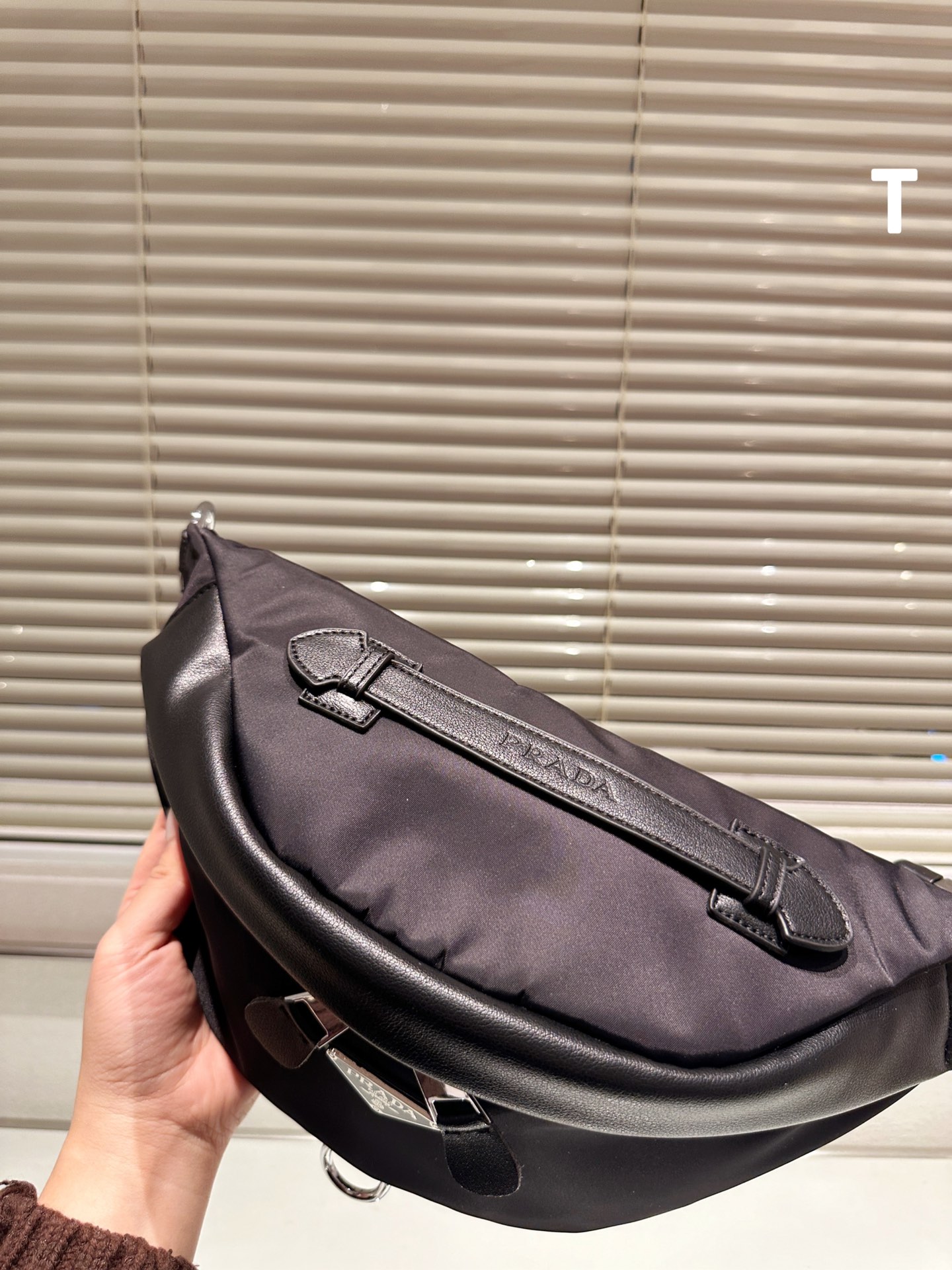Prada black Fanny pack