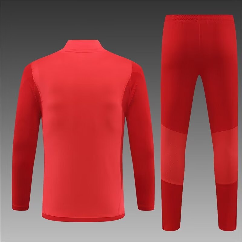 2023/2024 Bayern half-pull training uniform red set