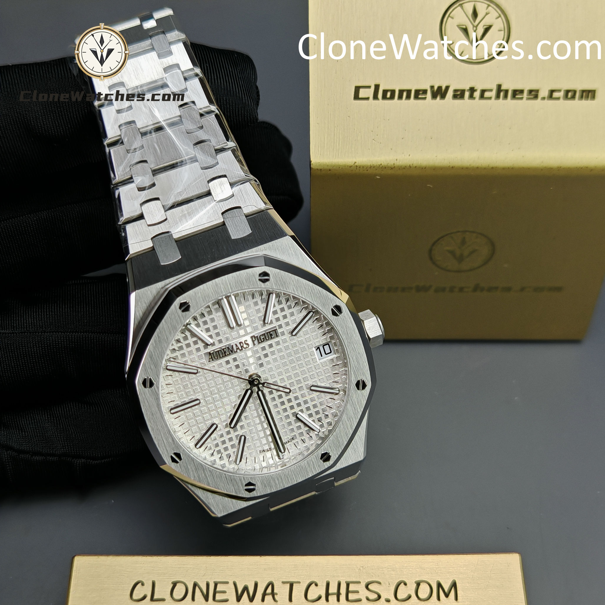 Audemars Piguet Super Clone Watches 1:1 Royal Oak 15510 White Dial 41MM Selfwinding