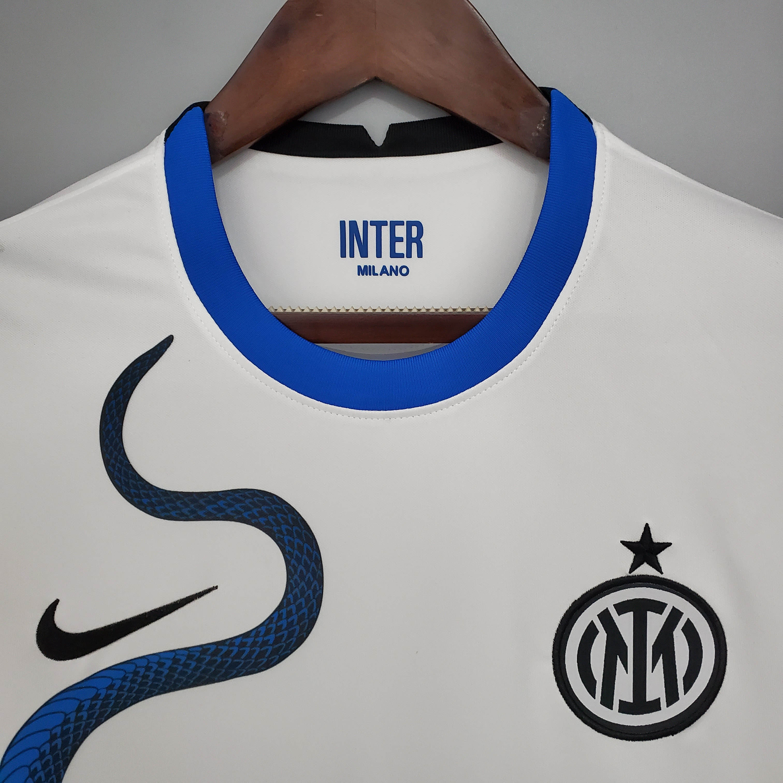Internazionale Milan Football Jersey White 2021/2022 1:1  Thai Quality Away-Fans