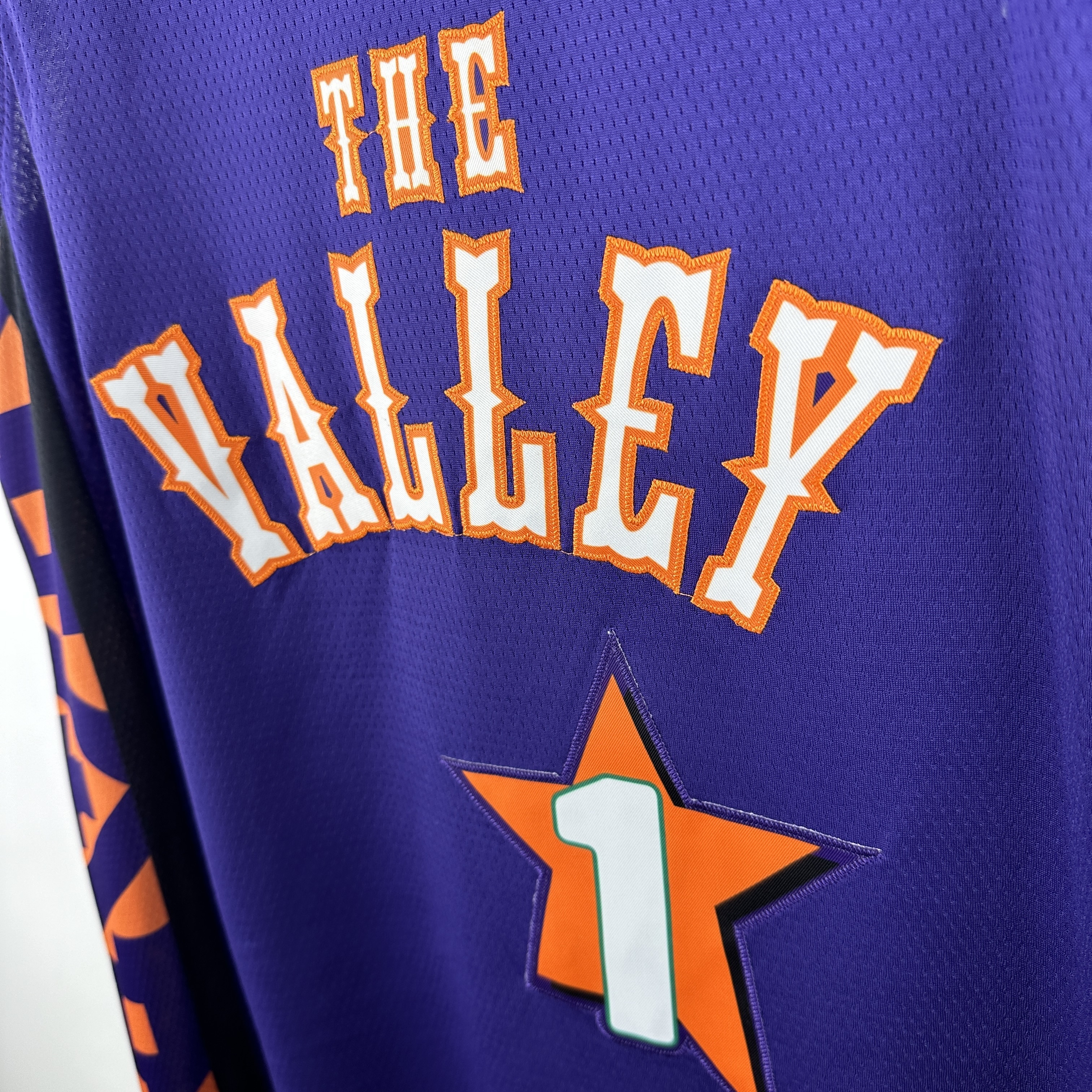 Embroidered 25th Season Suns City Edition No. 1 Booker