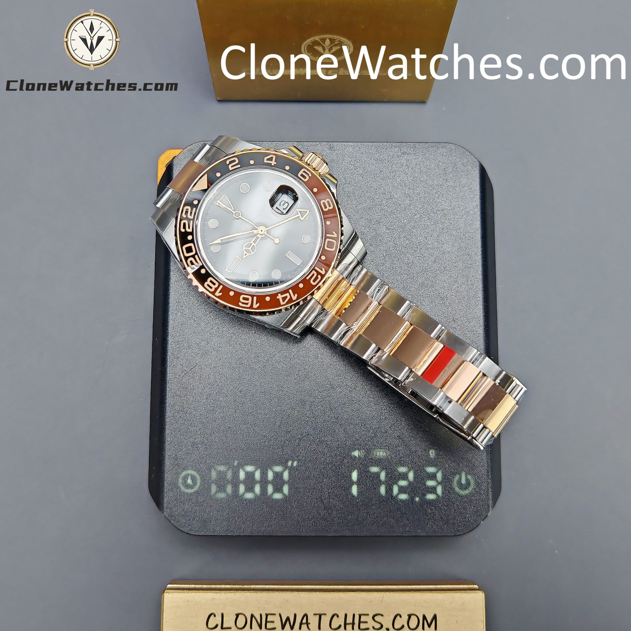 Rolex Super Clone Watches 1:1 Rootbeer GMT Master II M126711chnr Oyster 3285 Movement 40mm