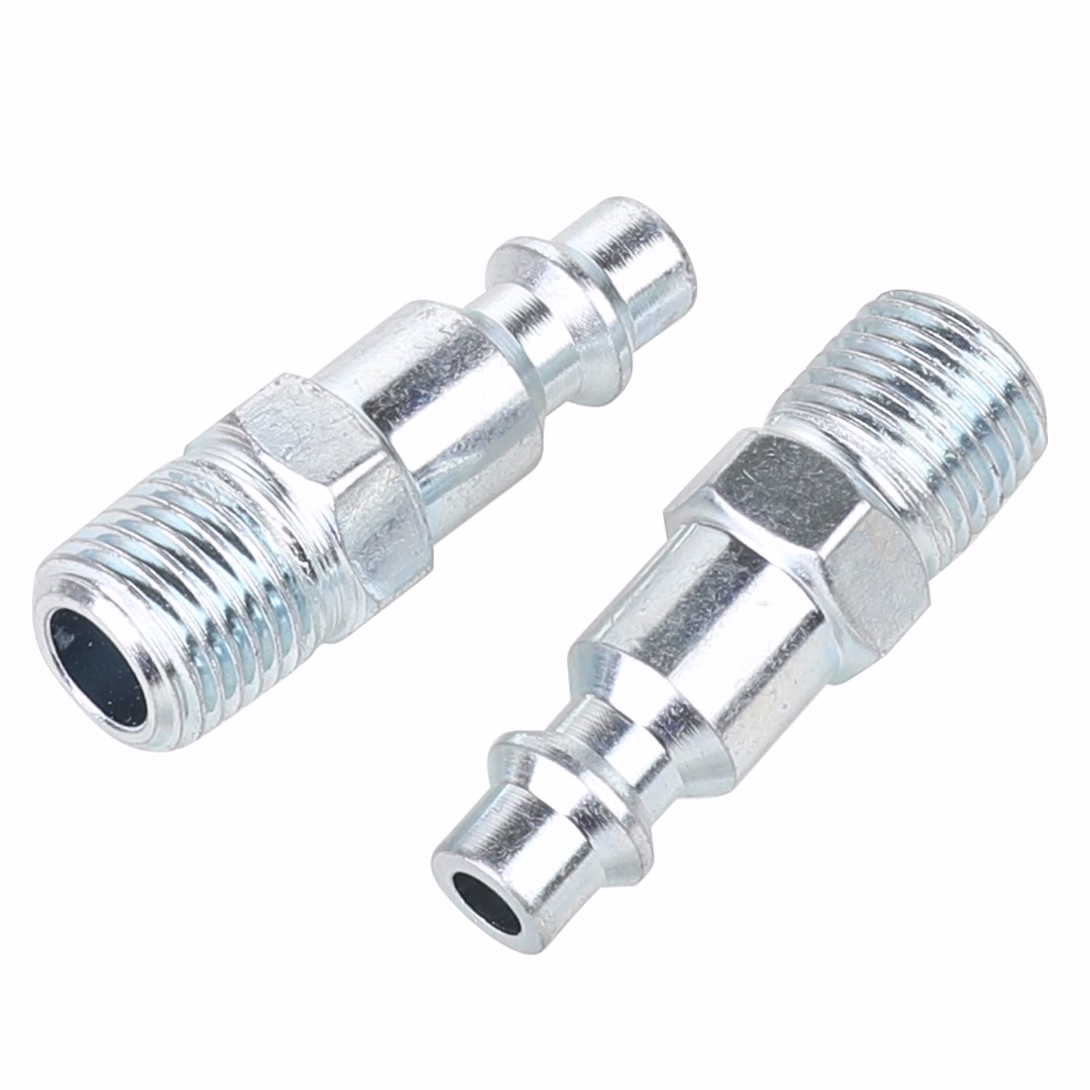 Hyper Tough 1/4-inch Air Industrial Steel MNPT Plug Set, Model 12-225-2HT, 2pcs Pack