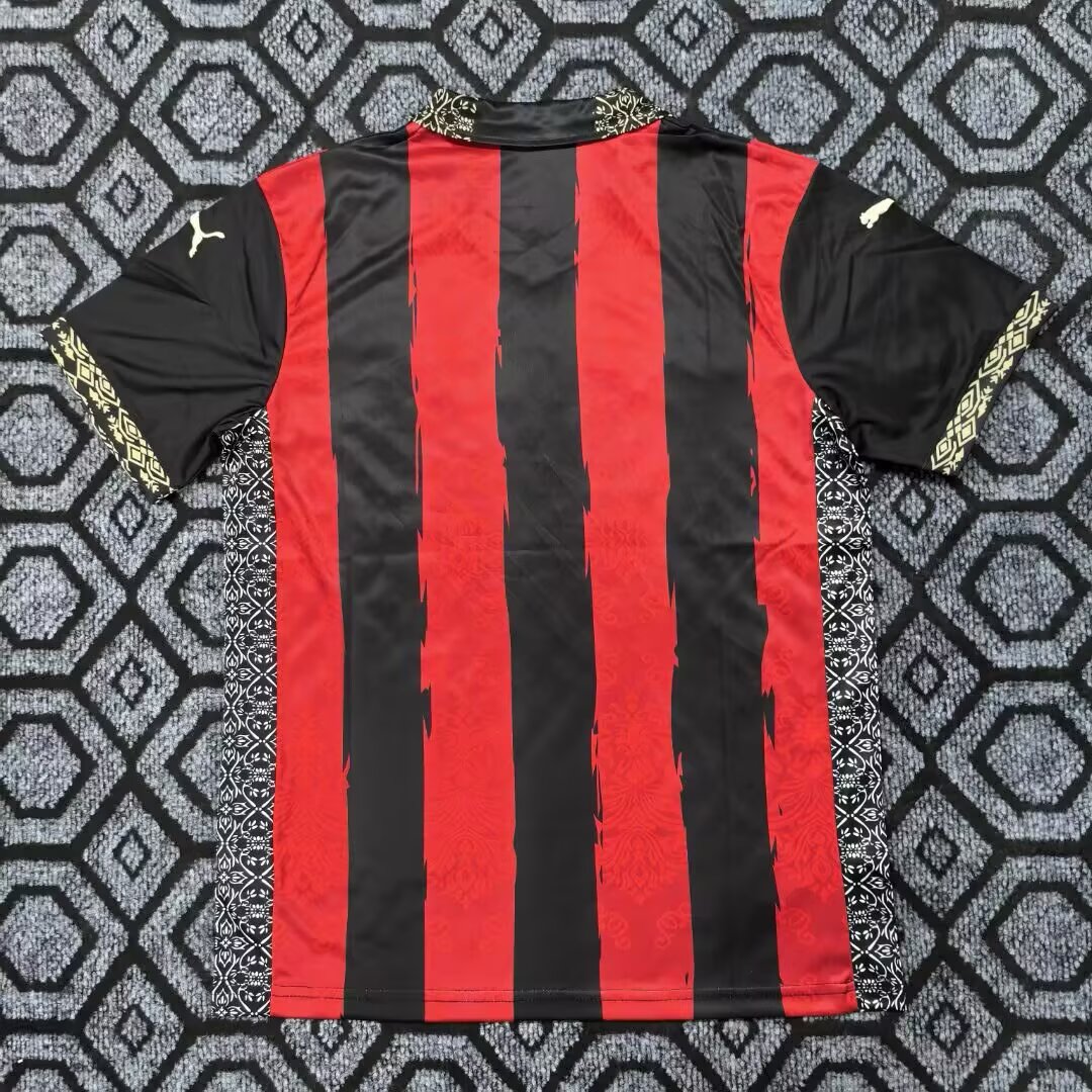 25-26 AC Milan Special Edition POS Red and Black Jersey - Fan Edition