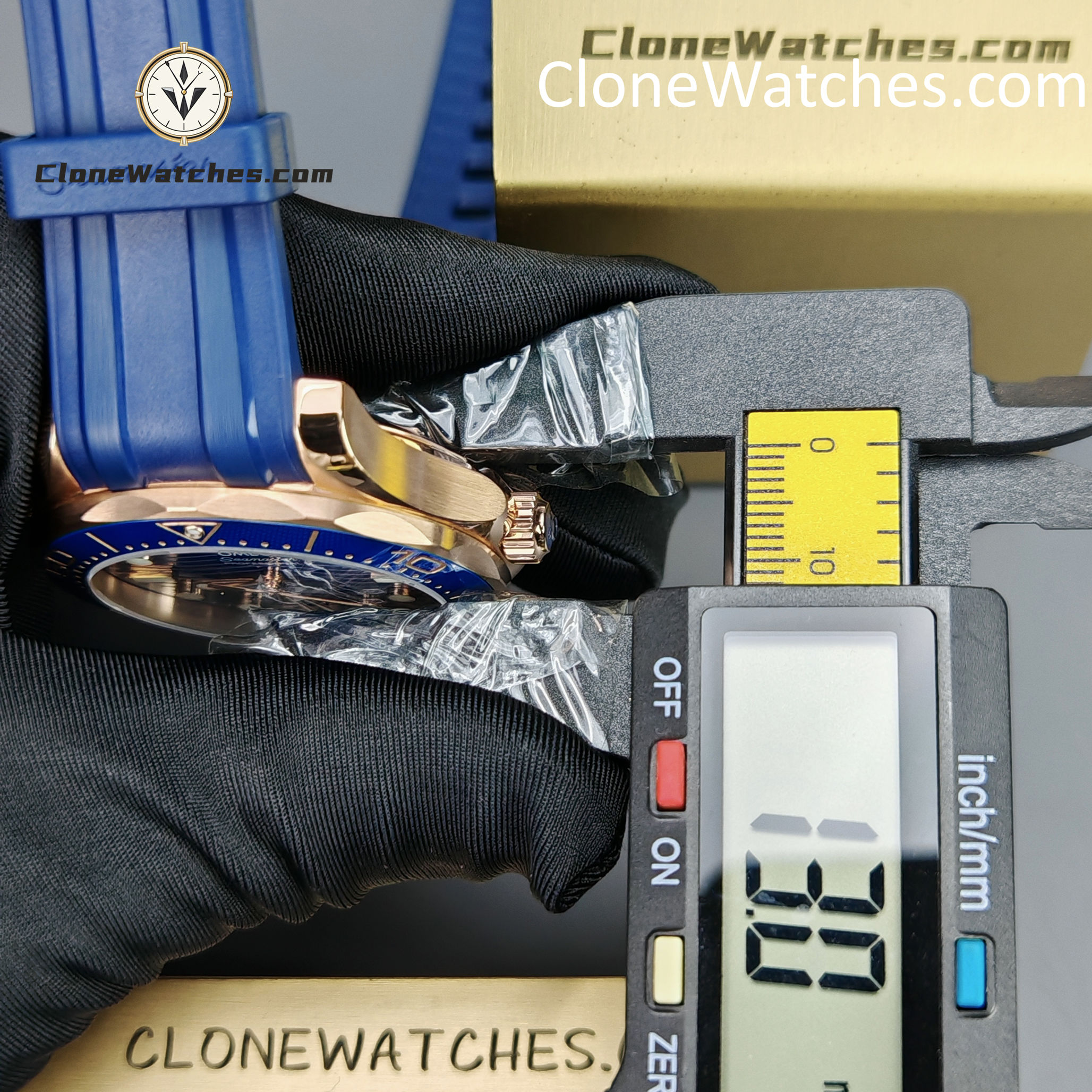 OMEGA Super Clone Watches 1:1 Seamaster Diver 300M Rose Gold 210.62.42.20.03.001 42MM