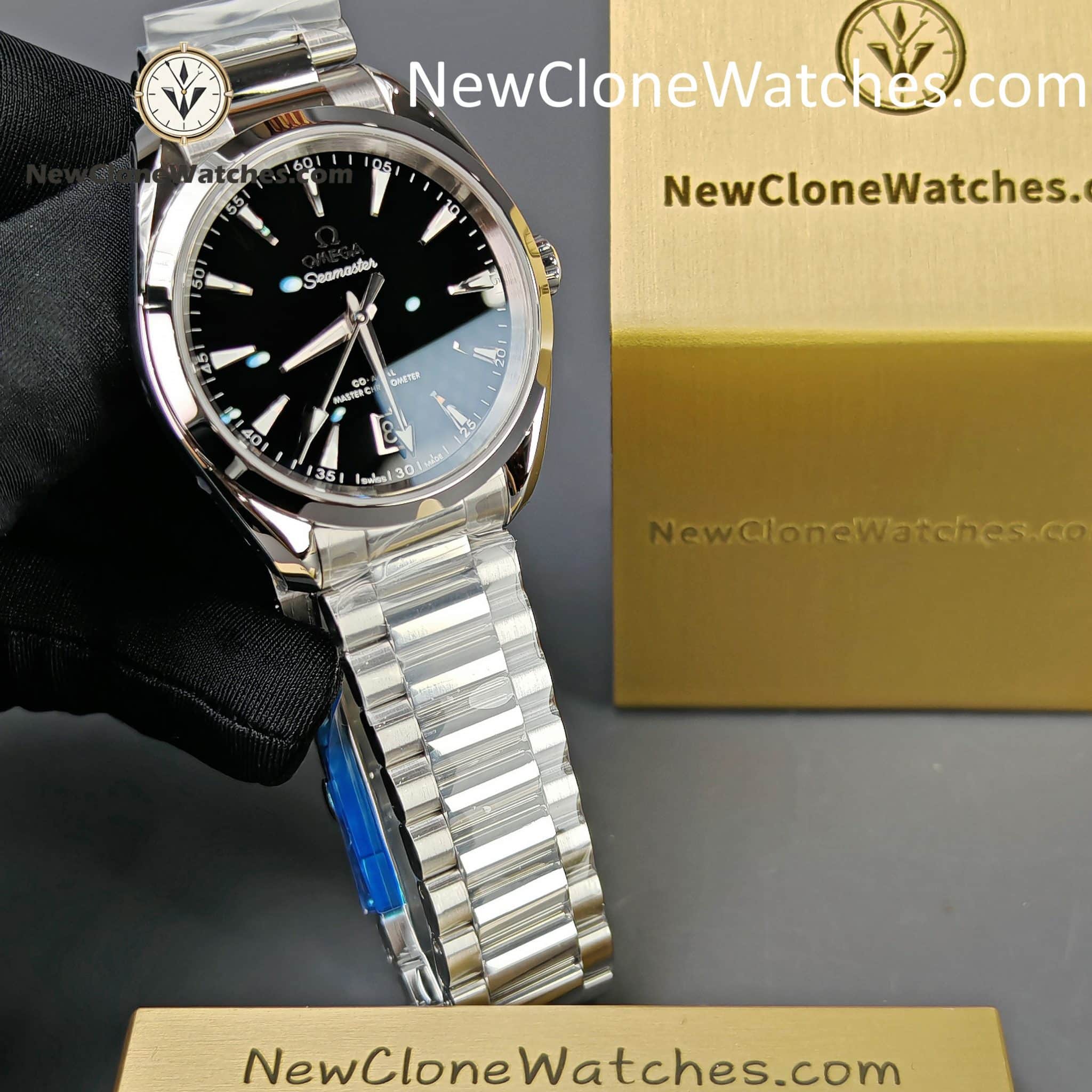 OMEGA Super Clone Watches 1:1 Seamaster Aqua Terra 150M 220.10.38.20.01.004 38MM Black Dial