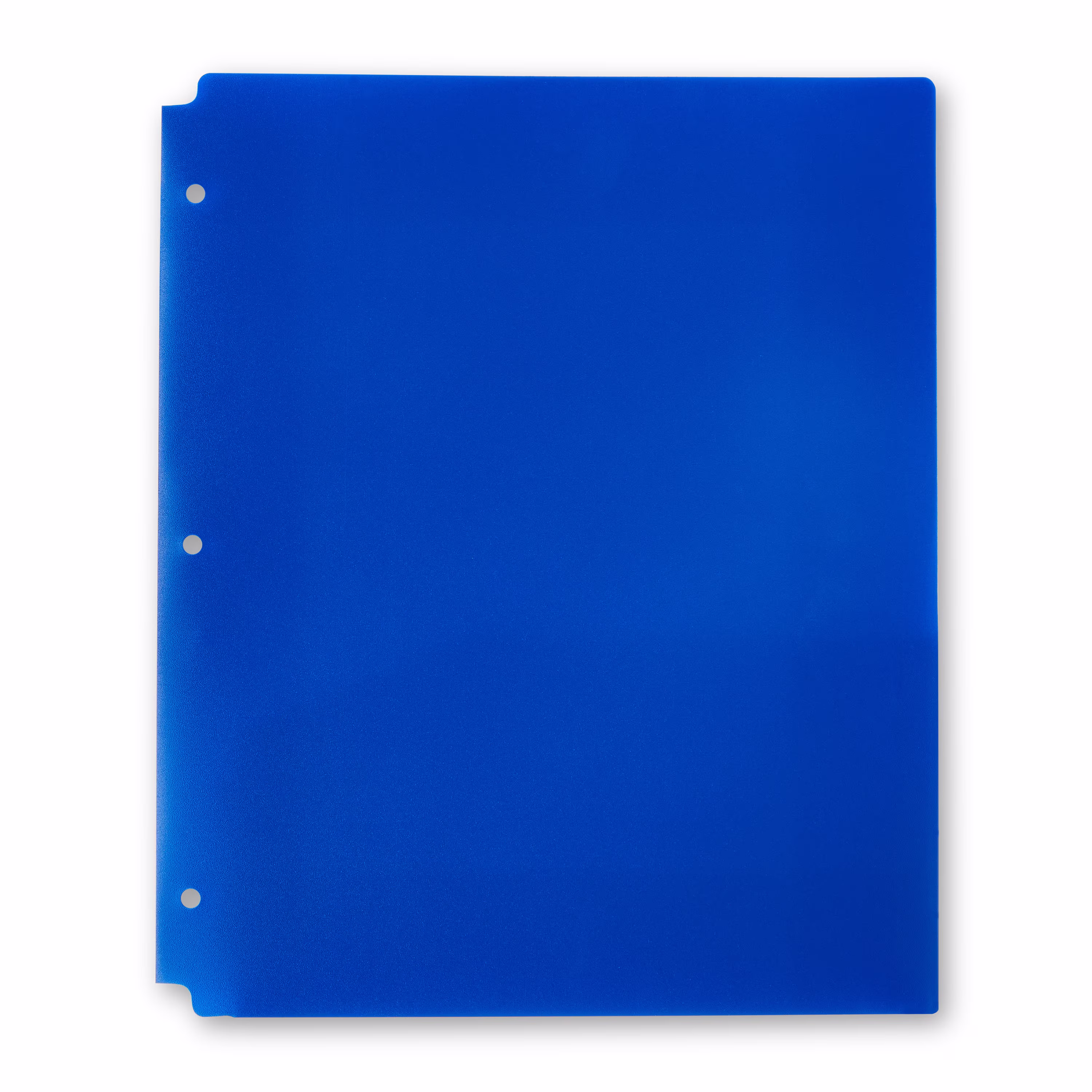 Pen+Gear 2-Pocket Poly Folder, 9.4 in x 11.4 in, Blue