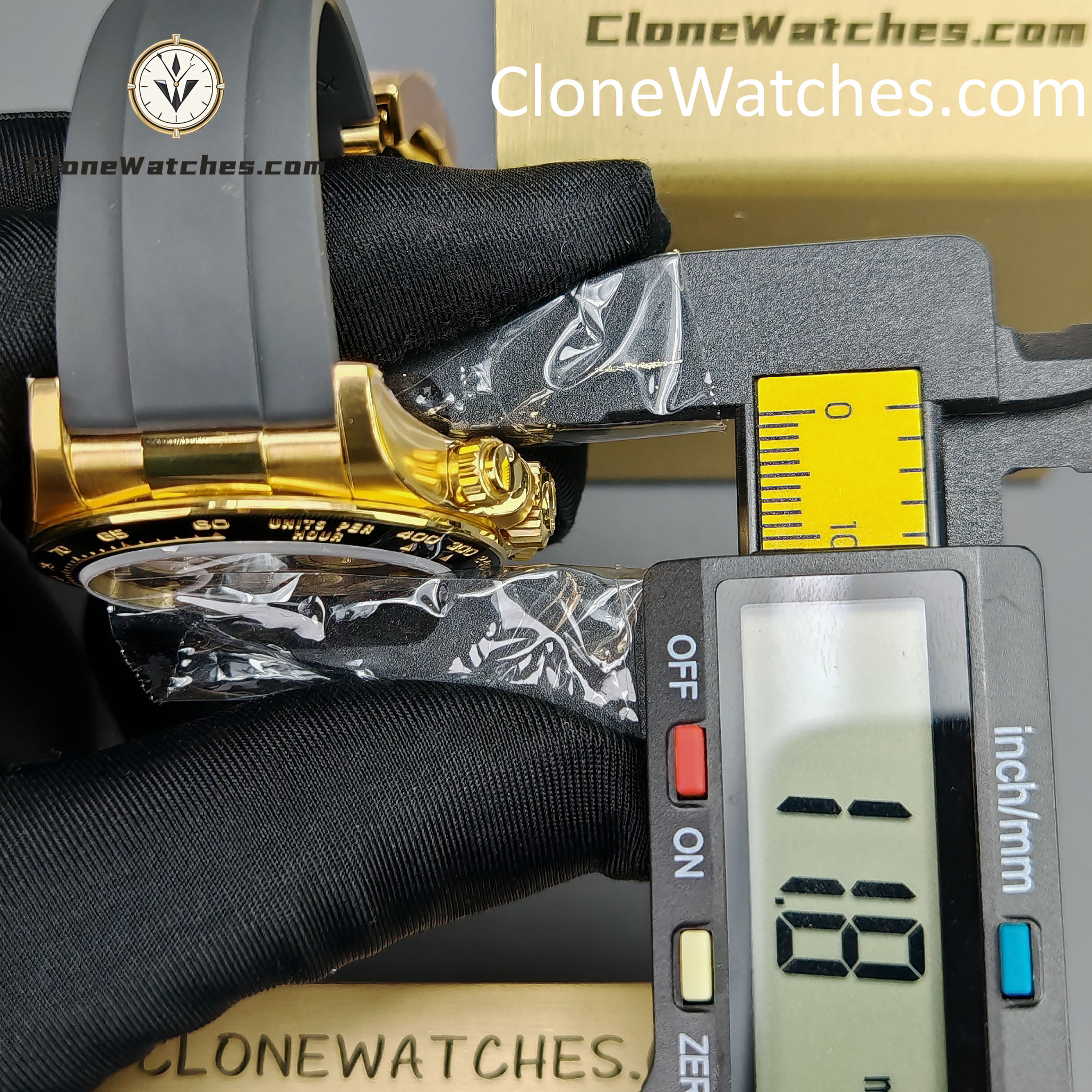 Rolex Super Clone Watches 1:1 Daytona18K Gold M126518ln-0004 4131 Movement