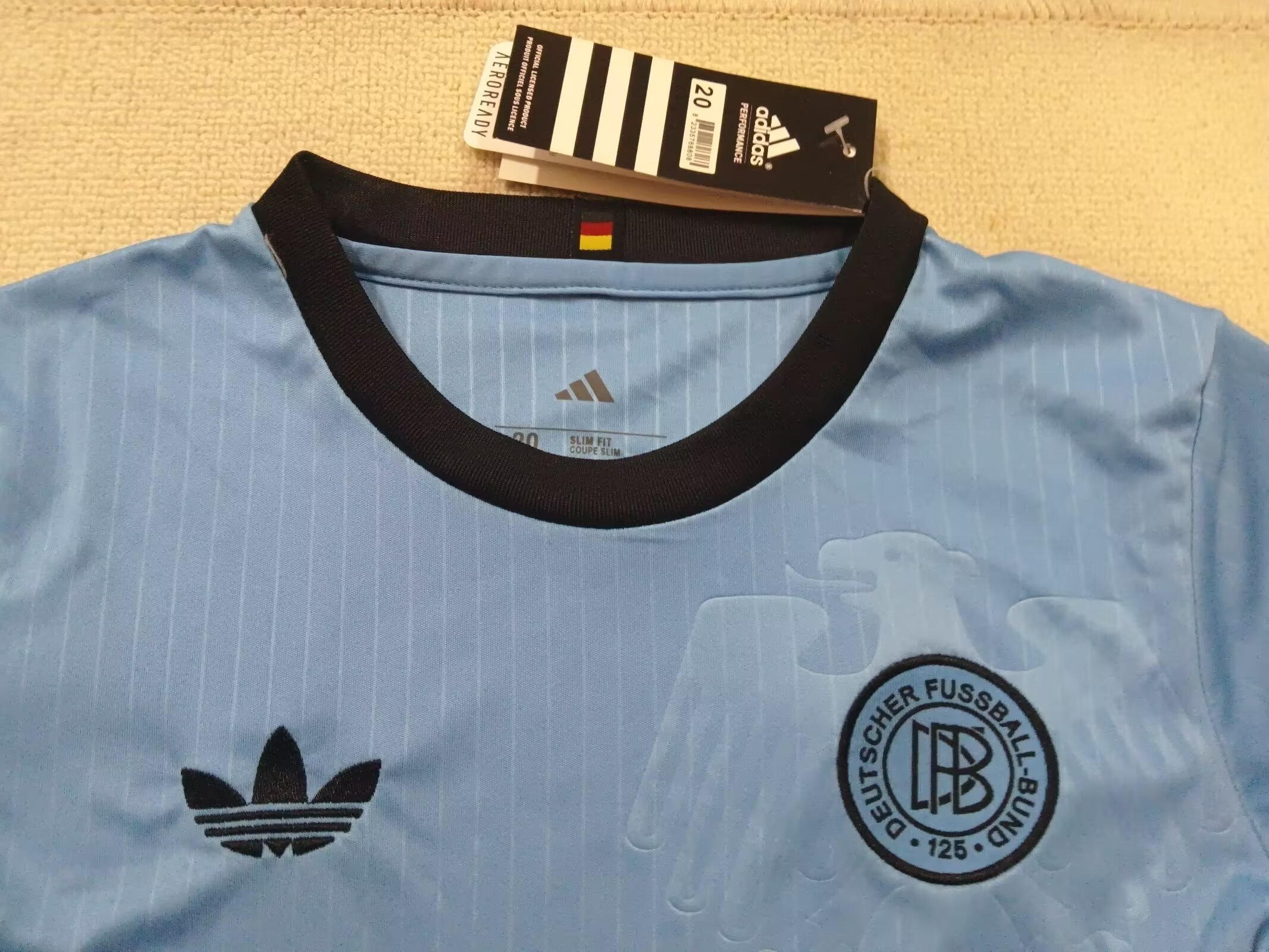 25-26 Germany 125th Anniversary Blue Jersey - Kids Kit