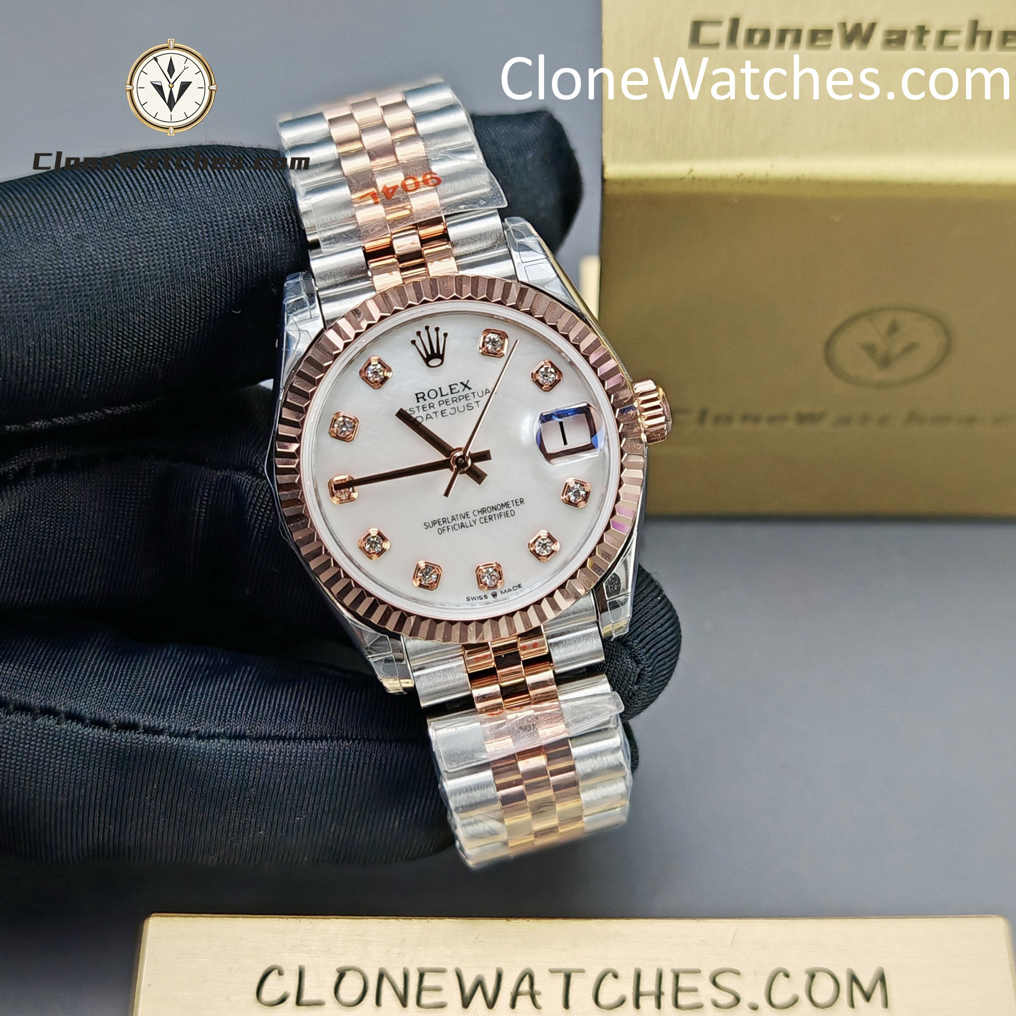 Rolex Super Clone Watches 1:1 DateJust m278271-0026 Jubilee 31MM 2236 Movement