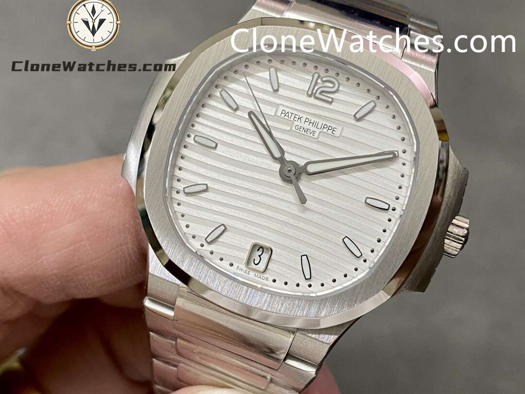 Patek Philippe Super Clone Watches 1:1 Nautilus White Dial 7118/1A-010 35.2 mm