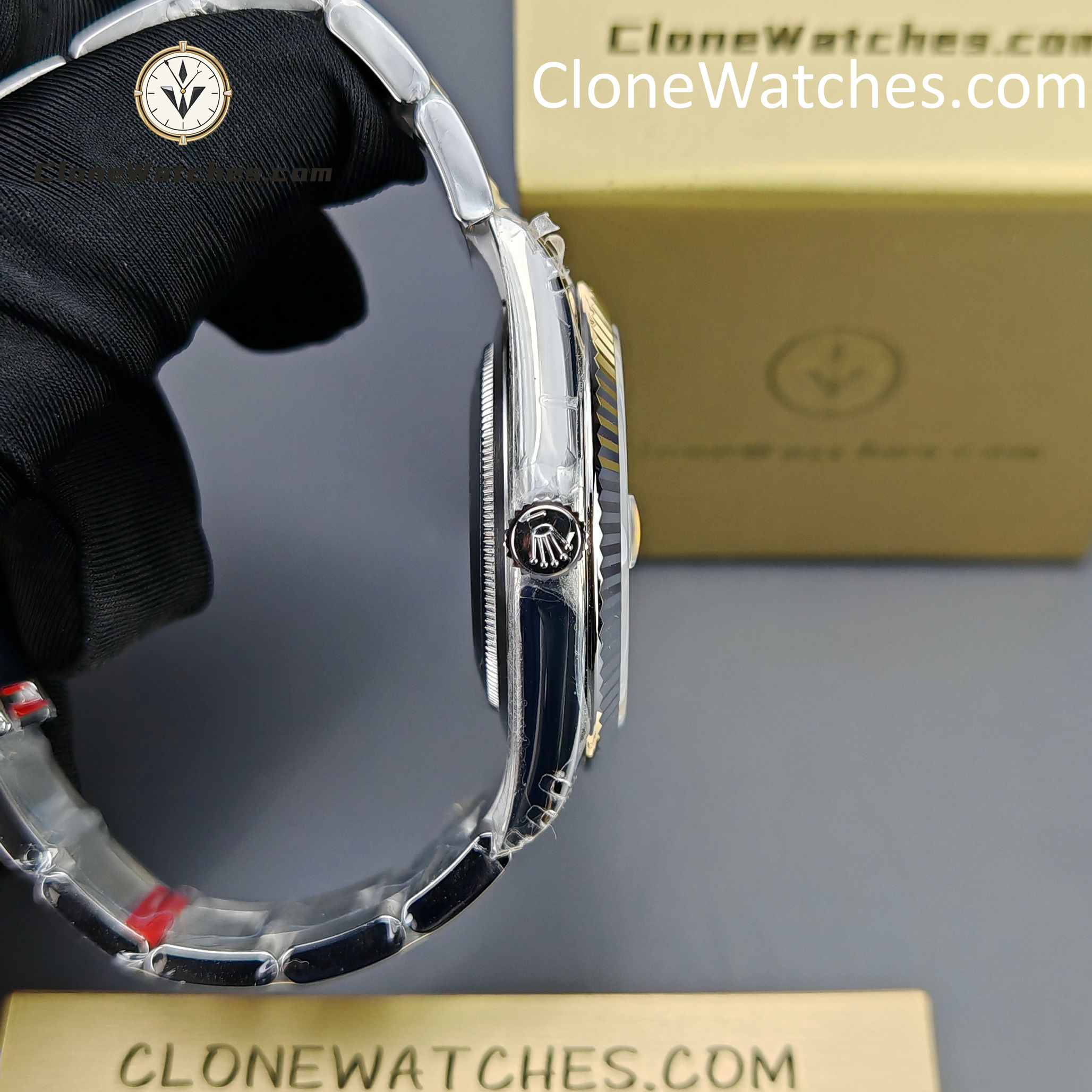 Rolex Super Clone Watches 1:1 DateJust Green Dial m126334-0027 Oyster 41MM 3235 Movement