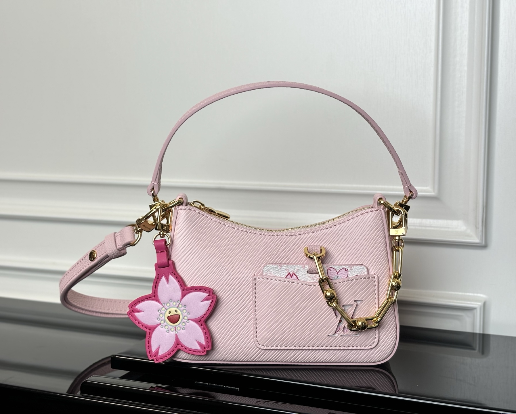 [TOP]Designer LV x TM Marellini Epi grained cowhide leather - Cheeky Pink