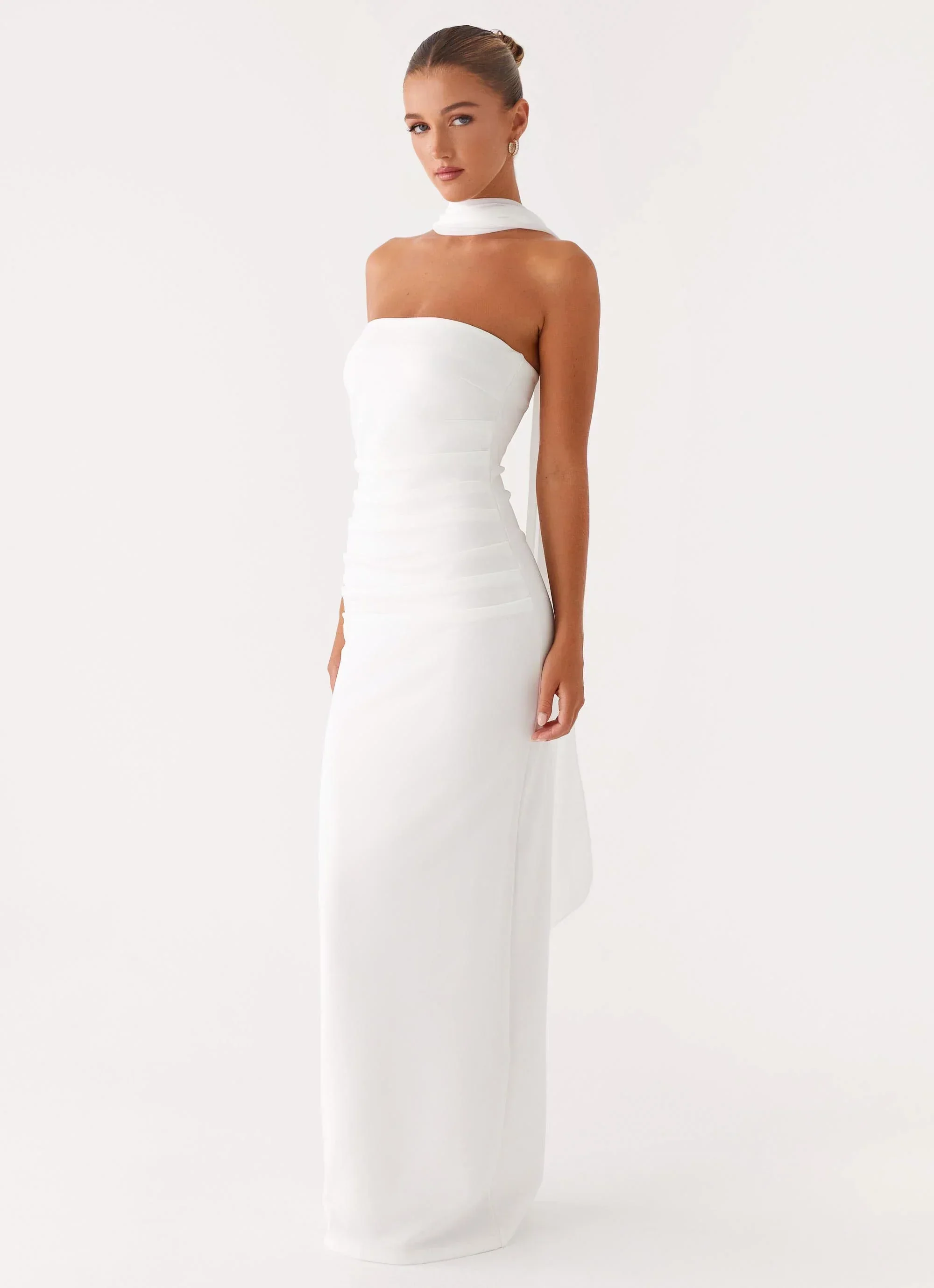 Libra Maxi Dress - White