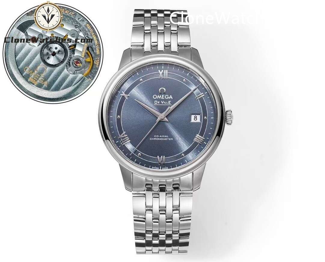 OMEGA Super Clone Watches 1:1 De Ville Prestige 424.10.40.20.03.002 39.5MM