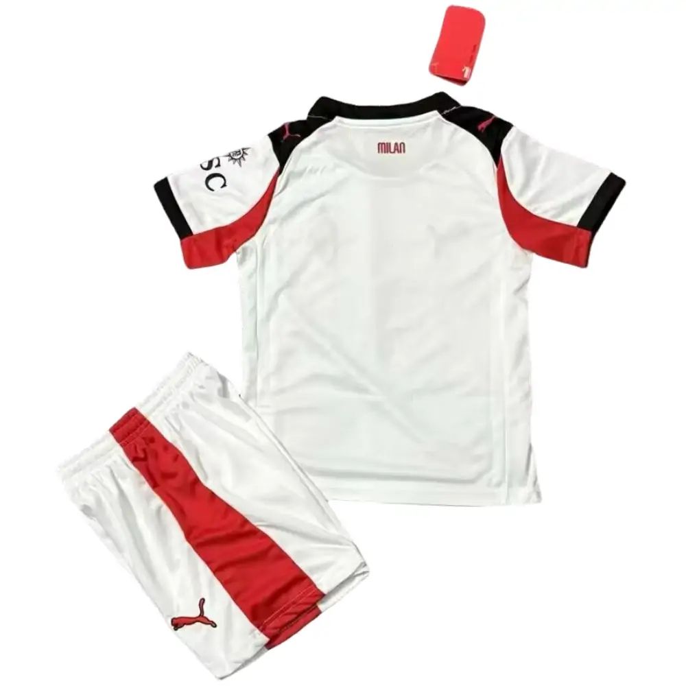 2025-26 AC Milan Away Jersey Children's Set - Fans Edition