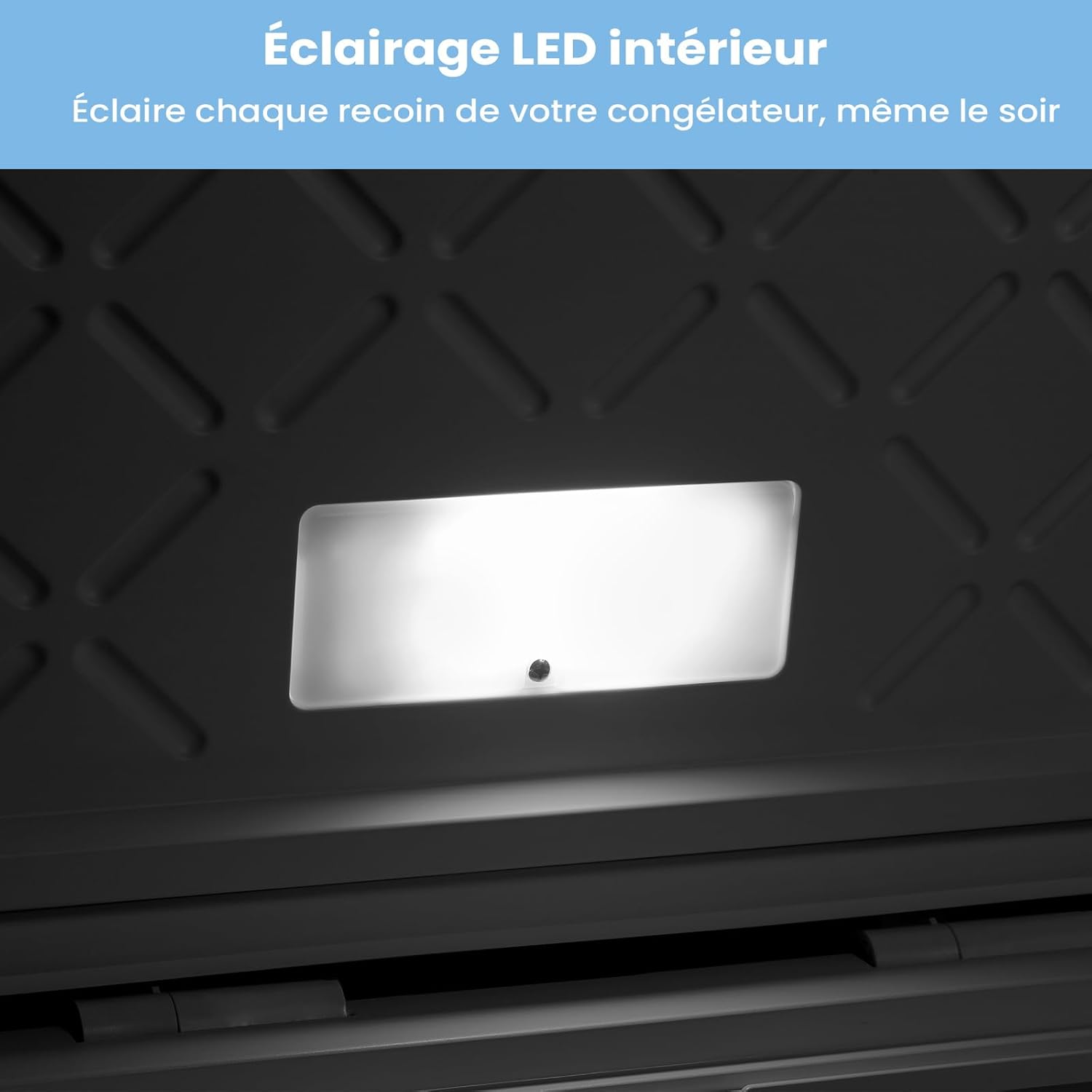 Congélateur coffre RCC146WH2EU 143L convertible compresseur inverter 4 étoiles blanc