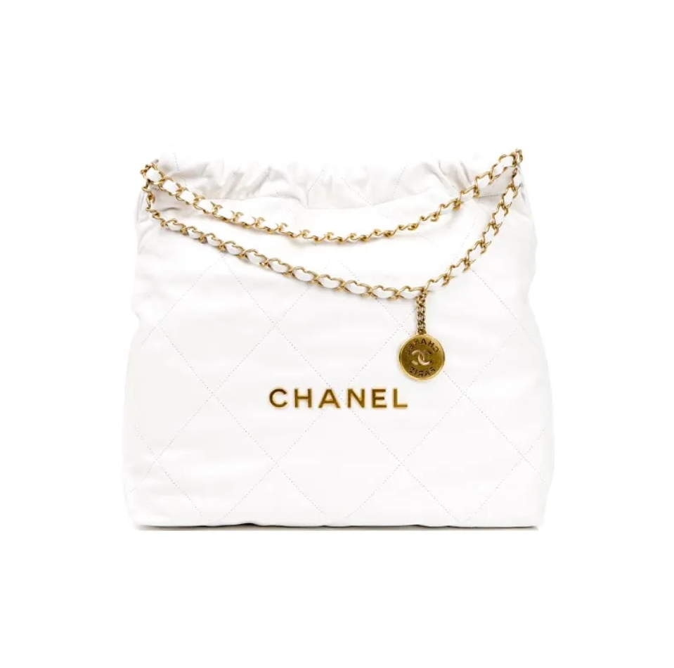 CHANEL 22 Bag 23S Cowhide Tote Bag